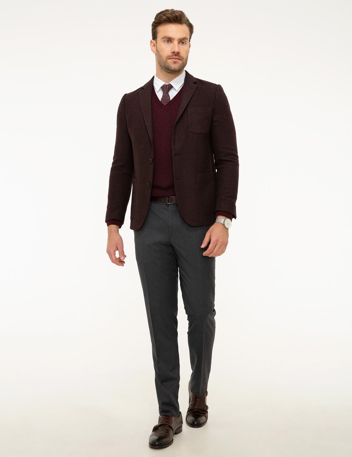 Bordo Ceket - 50194621104