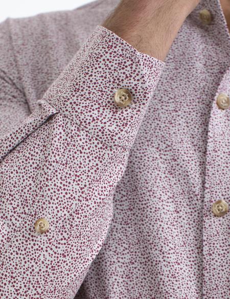 Bordo Slim Fit Uzun Kollu Gömlek - 50195893001