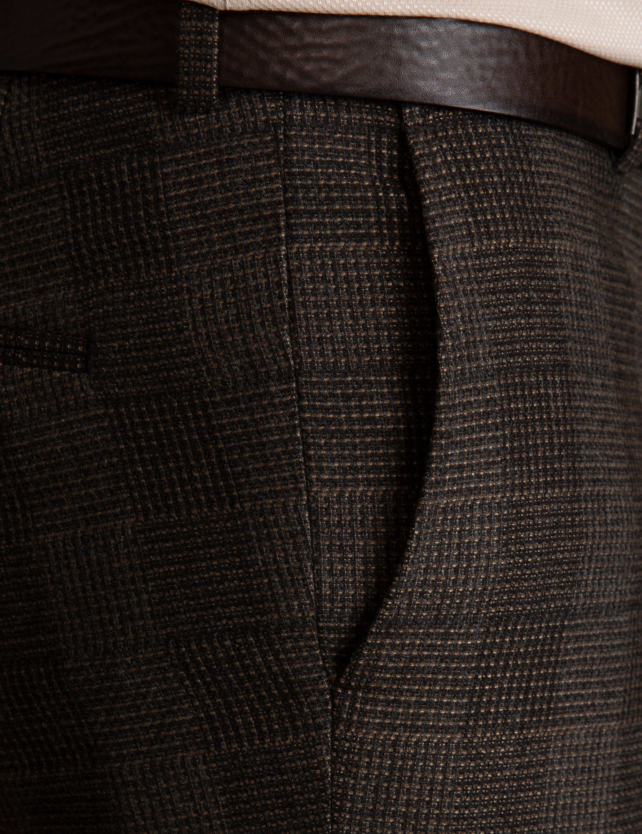 Kahverengi Slim Fit Pantolon