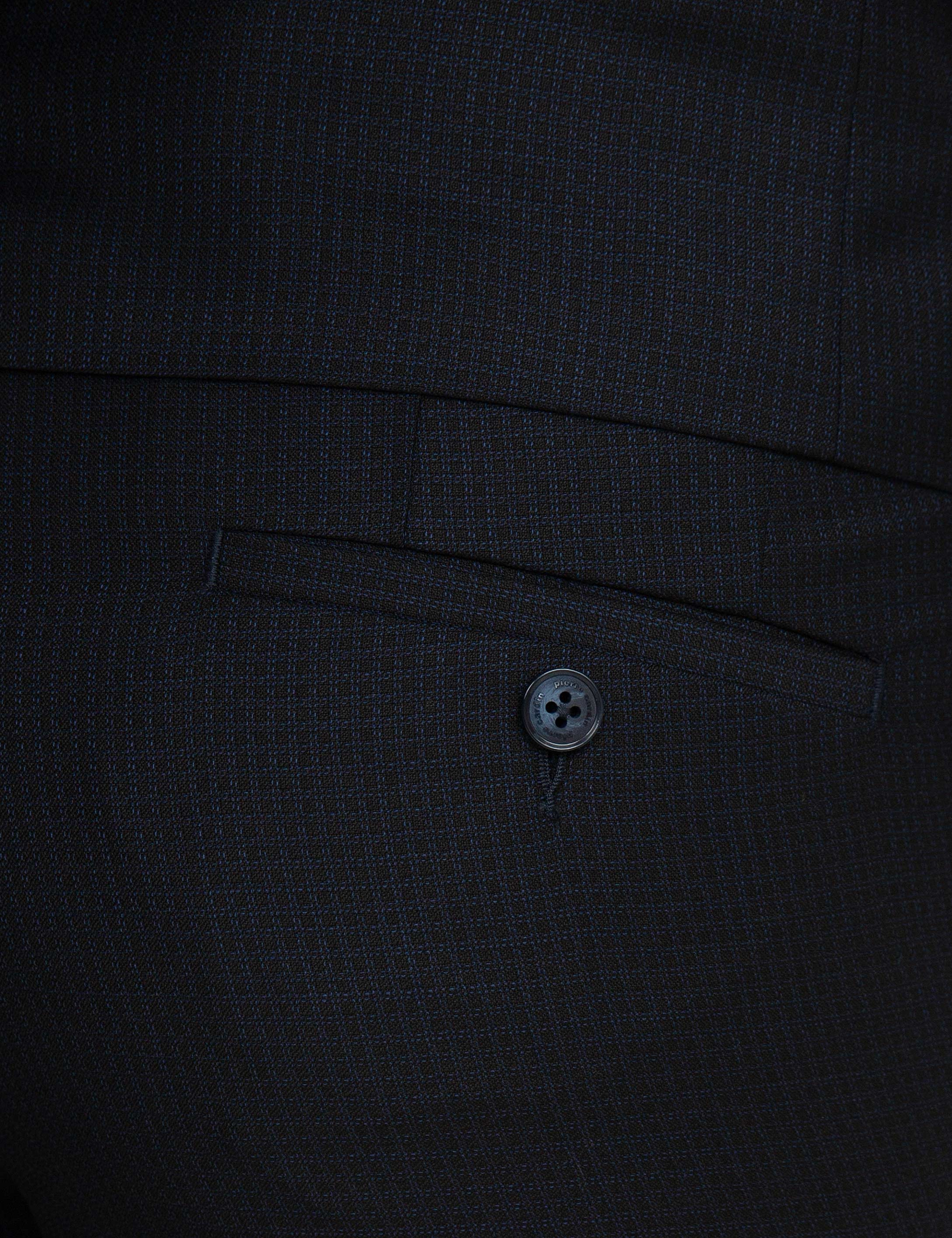 Lacivert Slim Fit Takım Elbise - Image 5