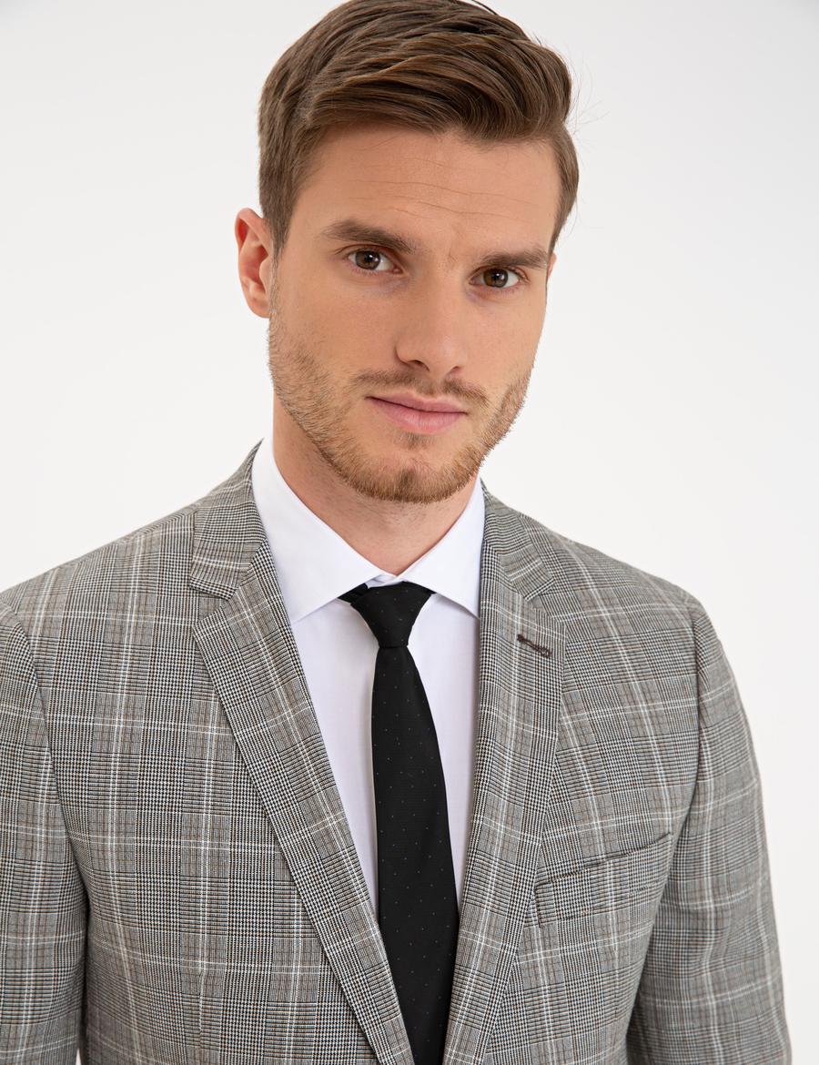 Siyah Ex. Slim Fit Ceket