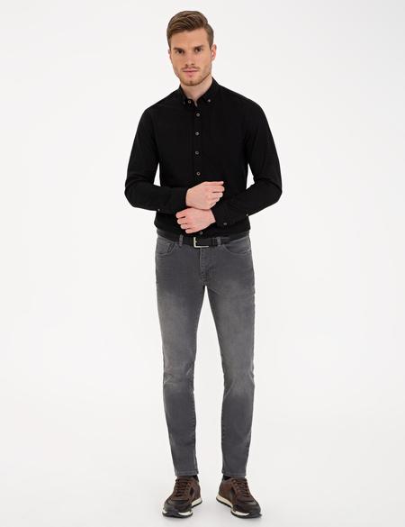 Antrasit Slim Fit Jean Pantolon - 50236127006