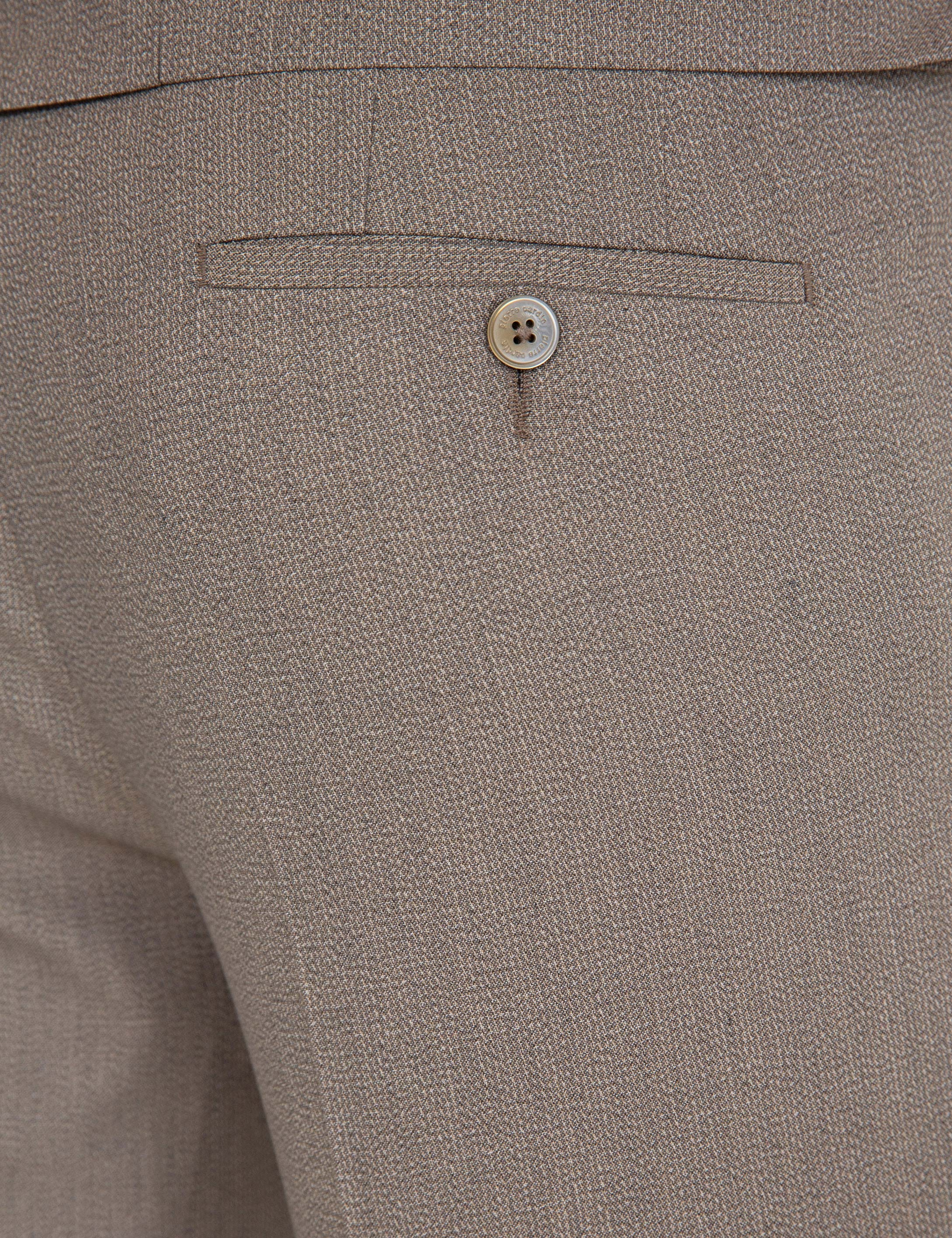 Açık Kahverengi Slim Fit Takım Elbise