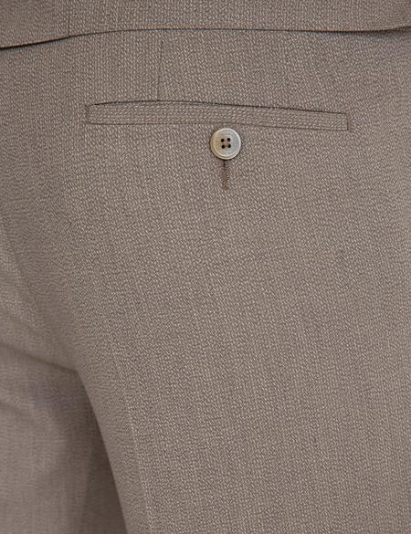 Açık Kahverengi Slim Fit Takım Elbise - 50236093116