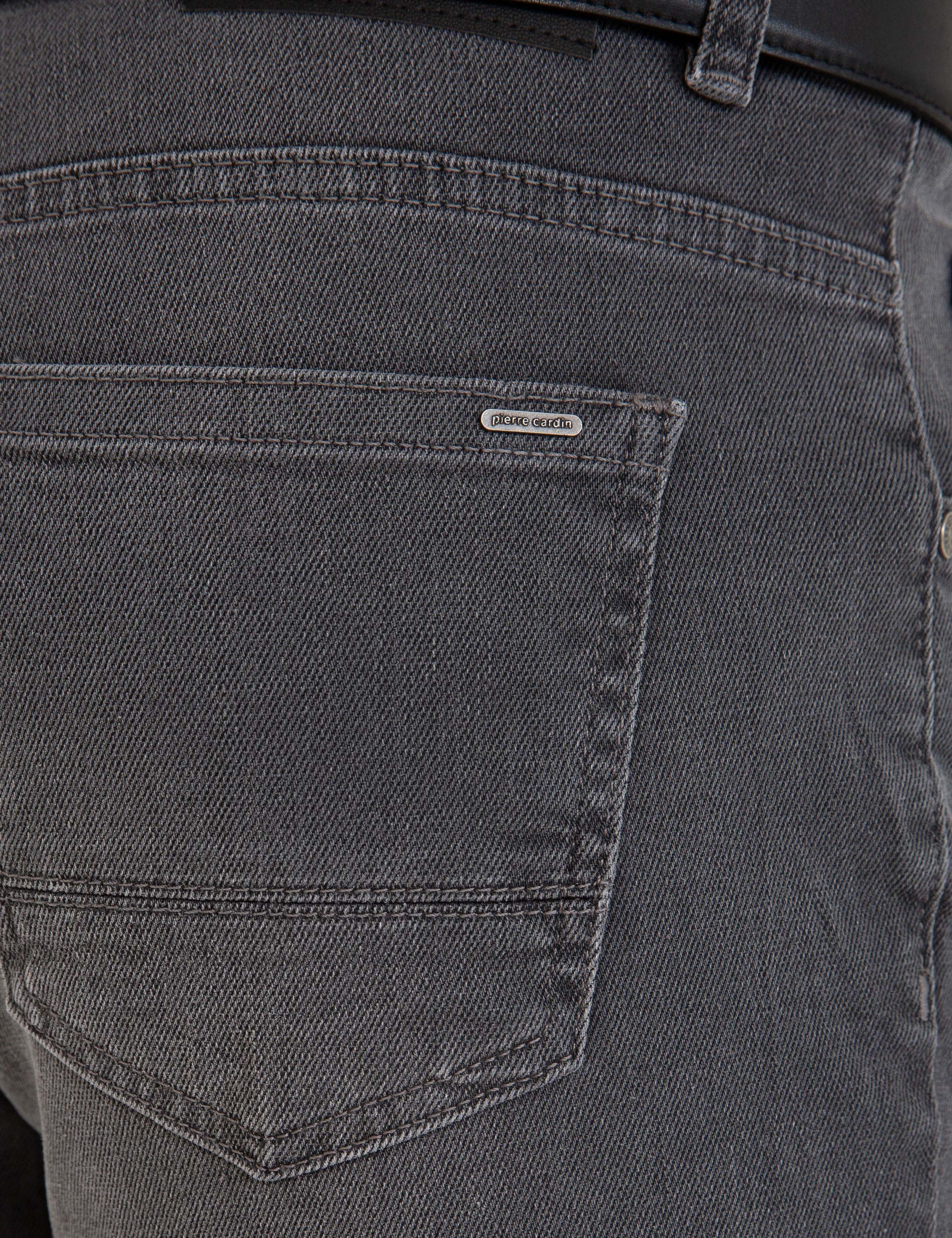 Antrasit Slim Fit Jean Pantolon - Image 5