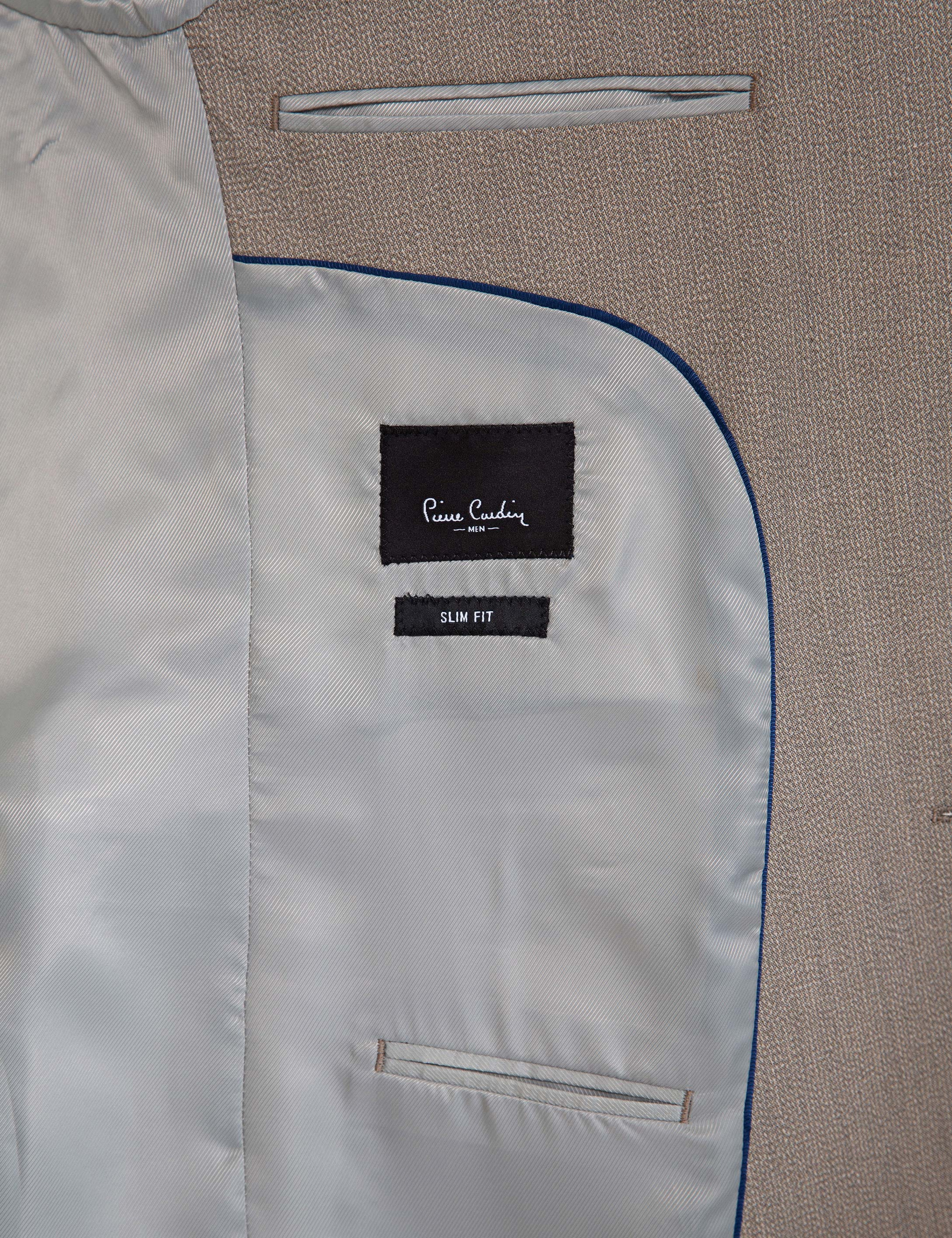 Açık Kahverengi Slim Fit Takım Elbise - Image 6