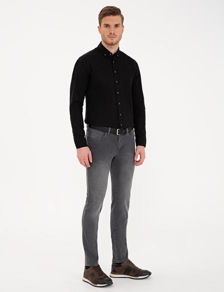 Antrasit Slim Fit Jean Pantolon - 50236127006