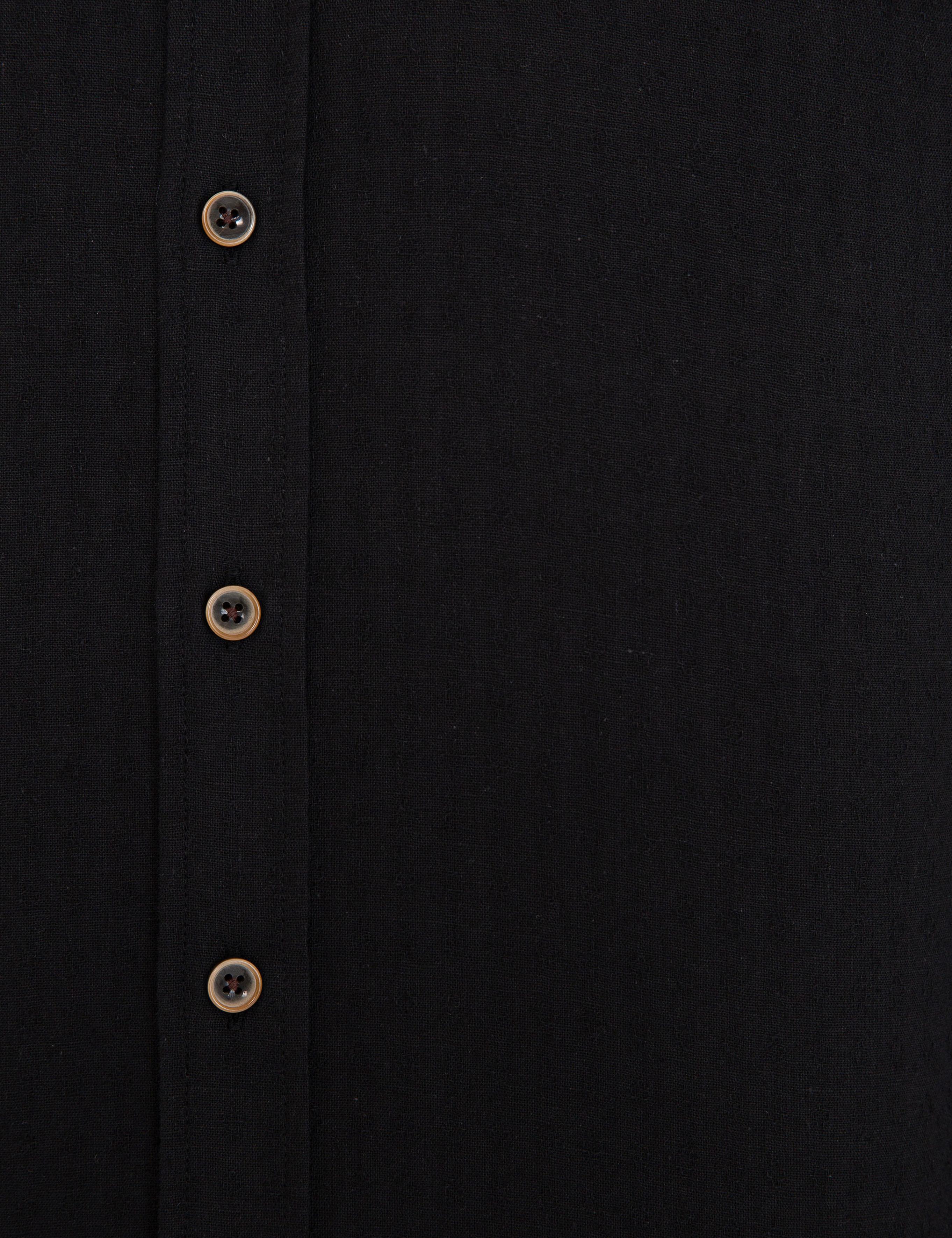 Siyah Slim Fit Uzun Kollu Gömlek