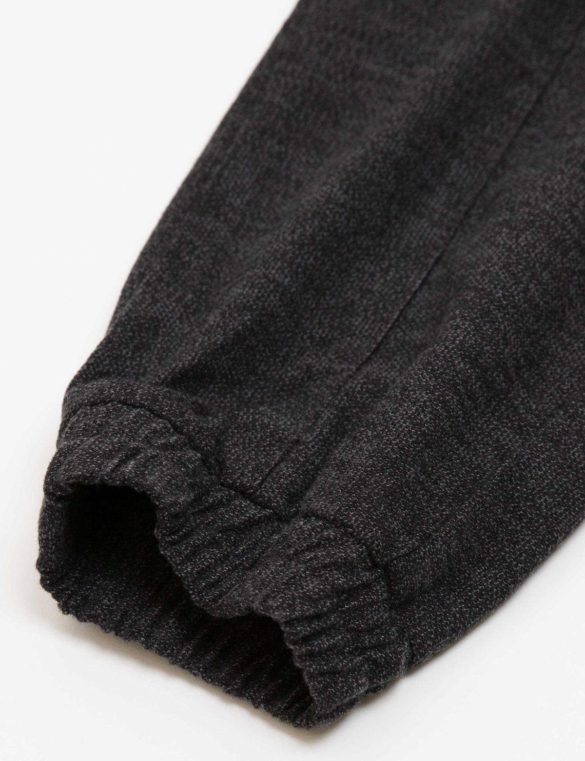 Siyah Slim Fit Chino Pantolon - 50175141036