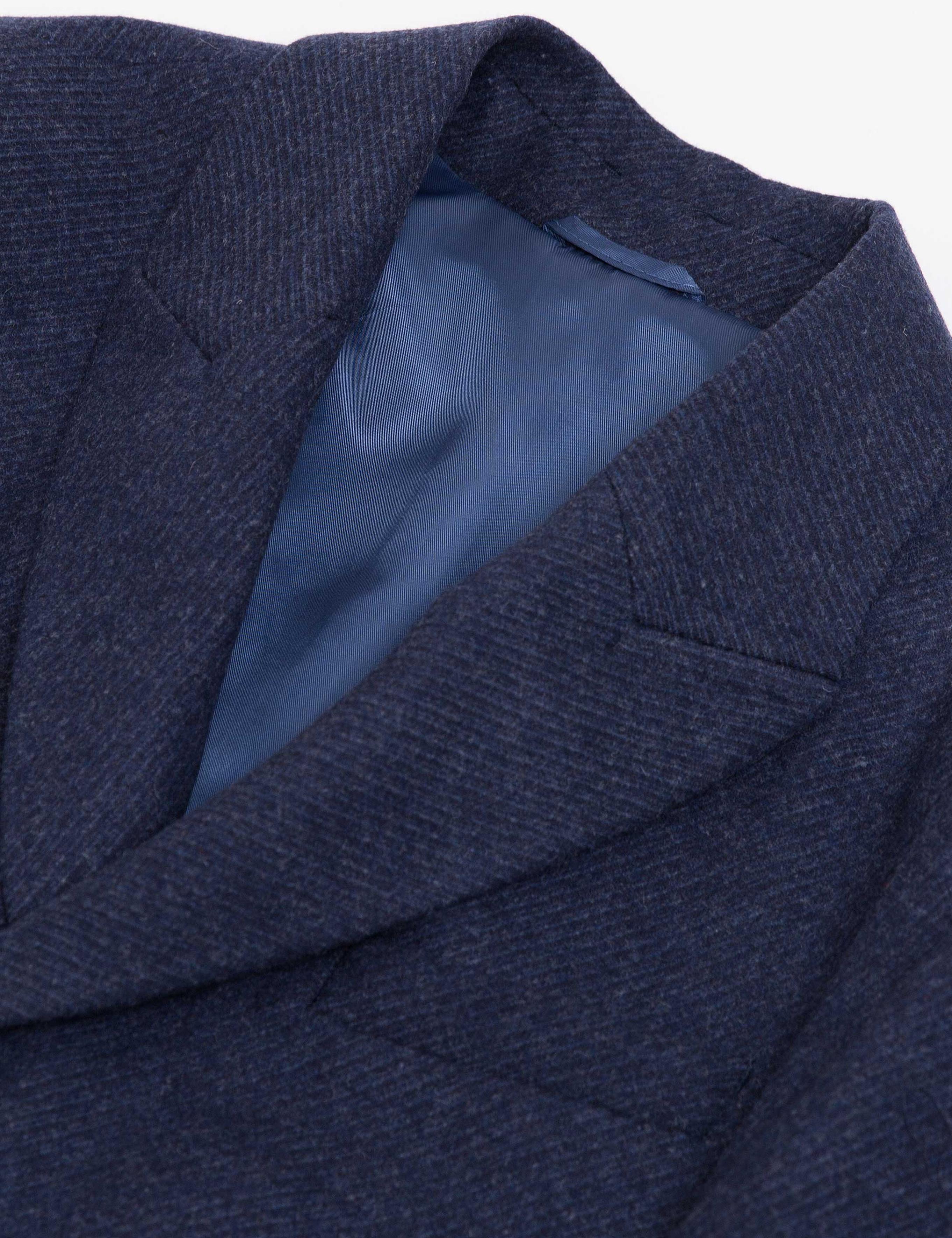 İndigo Slim Fit Palto