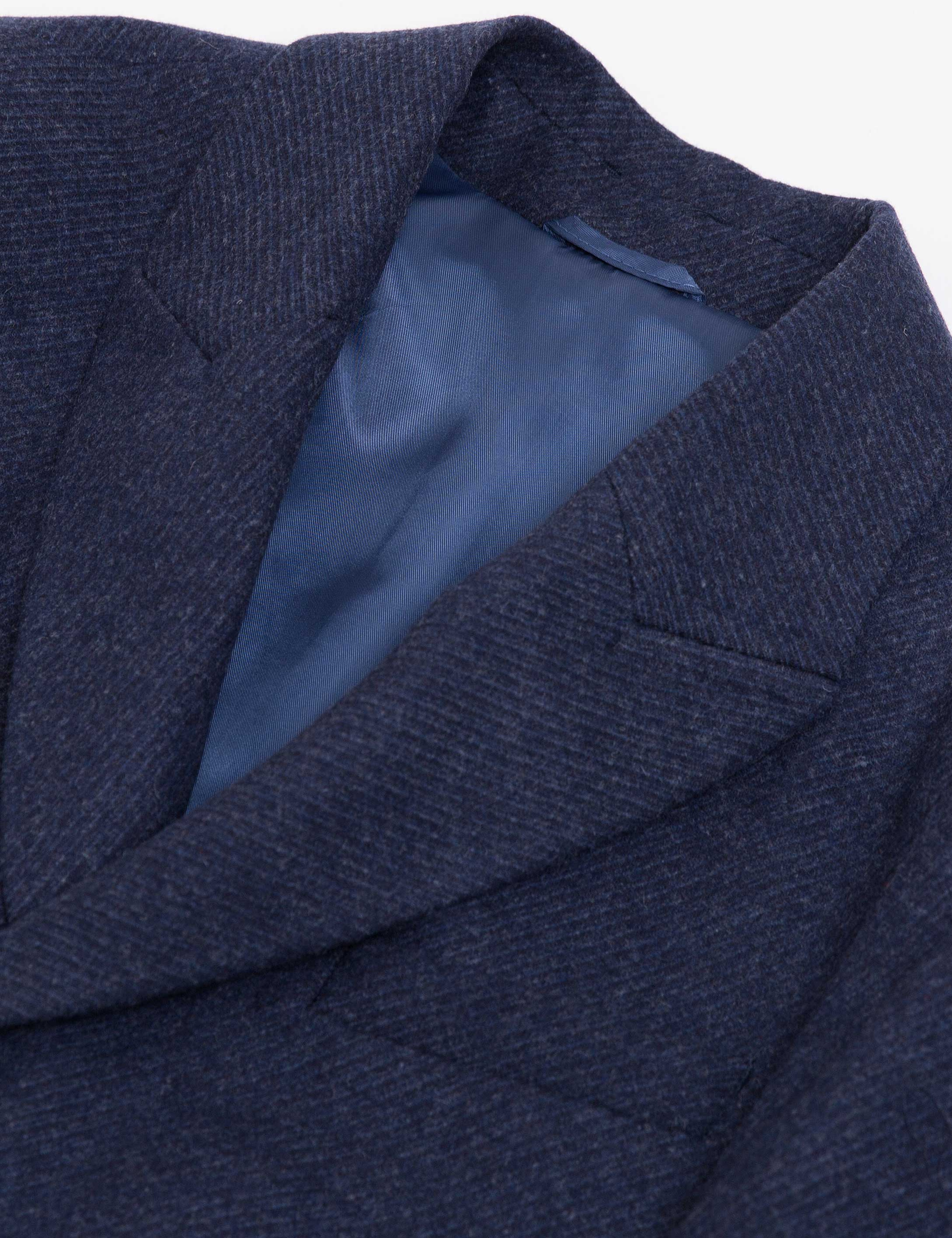 İndigo Slim Fit Palto