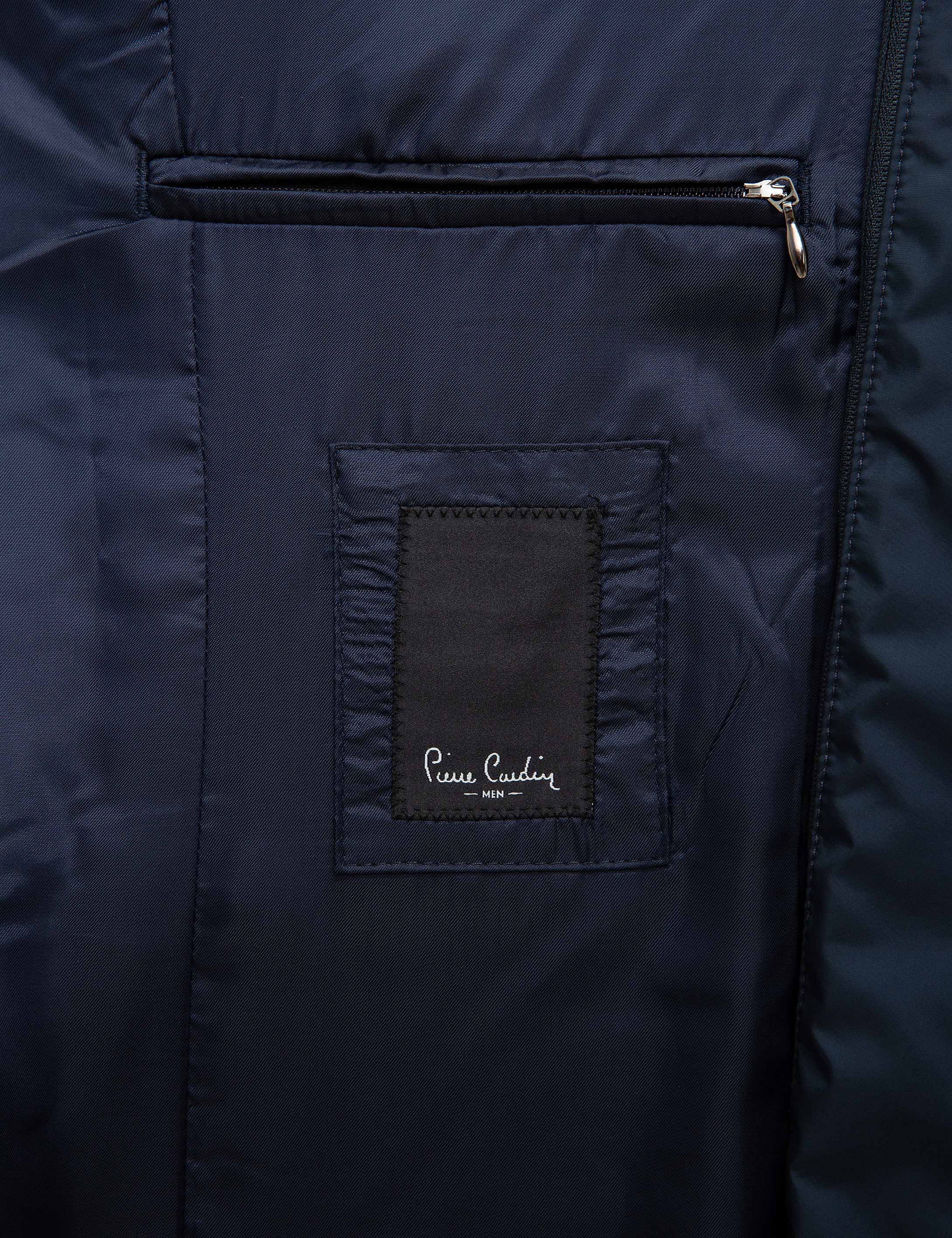 Lacivert Slim Fit Palto - Image 5