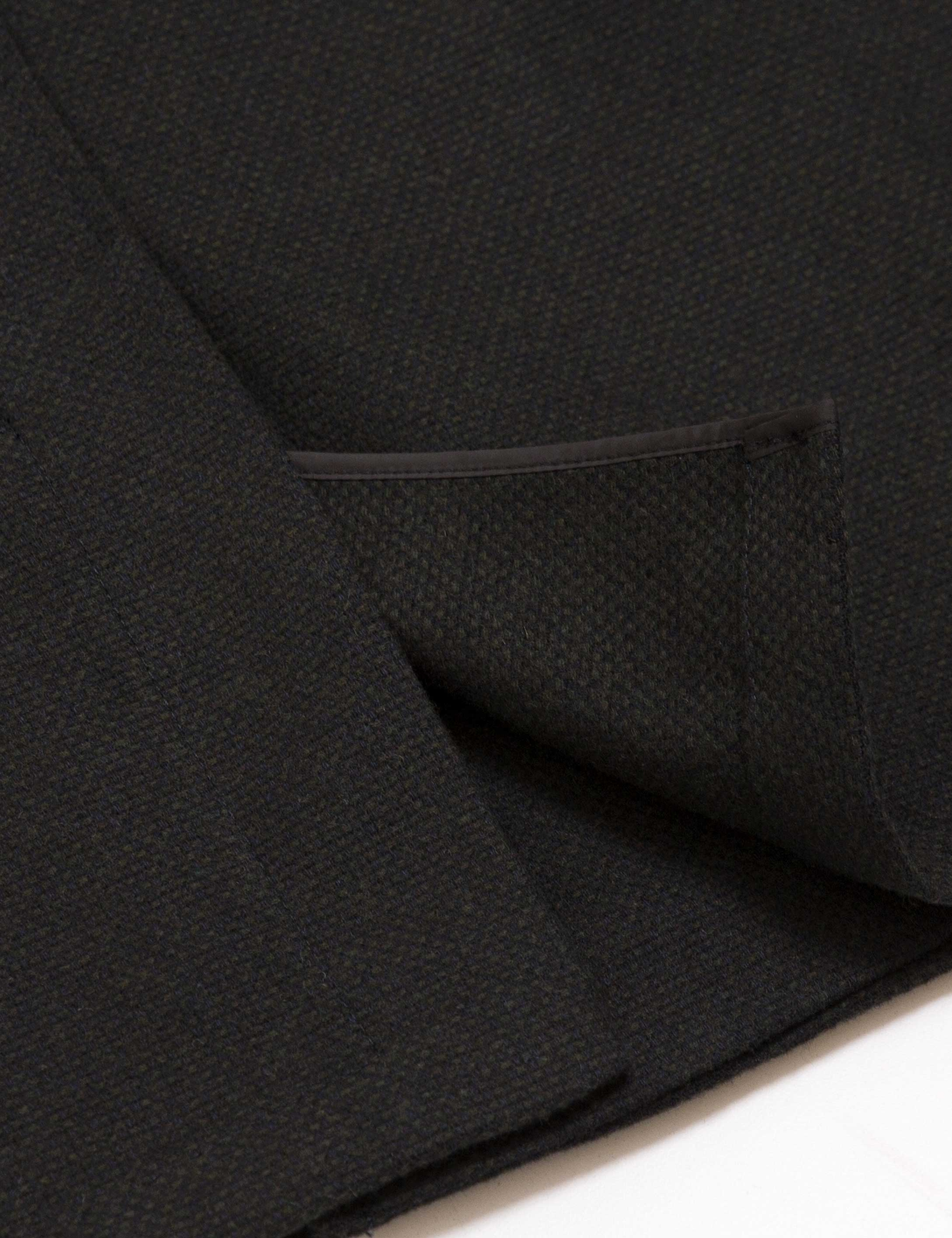 Yeşil Slim Fit Palto - Image 5