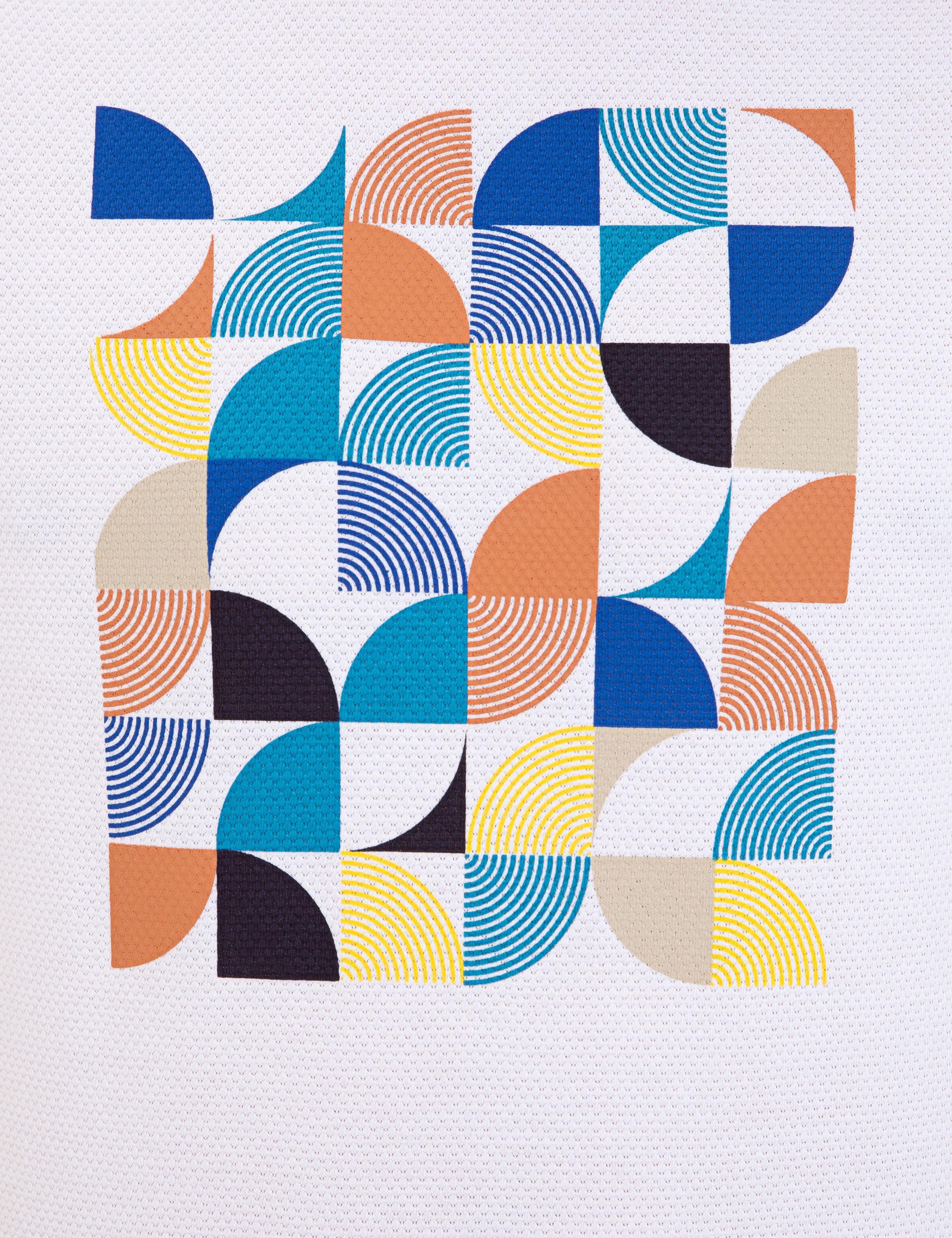 Beyaz Slim Fit Bisiklet Yaka Tişört