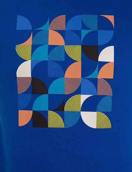 Mavi Slim Fit Bisiklet Yaka Tişört - 50232407151