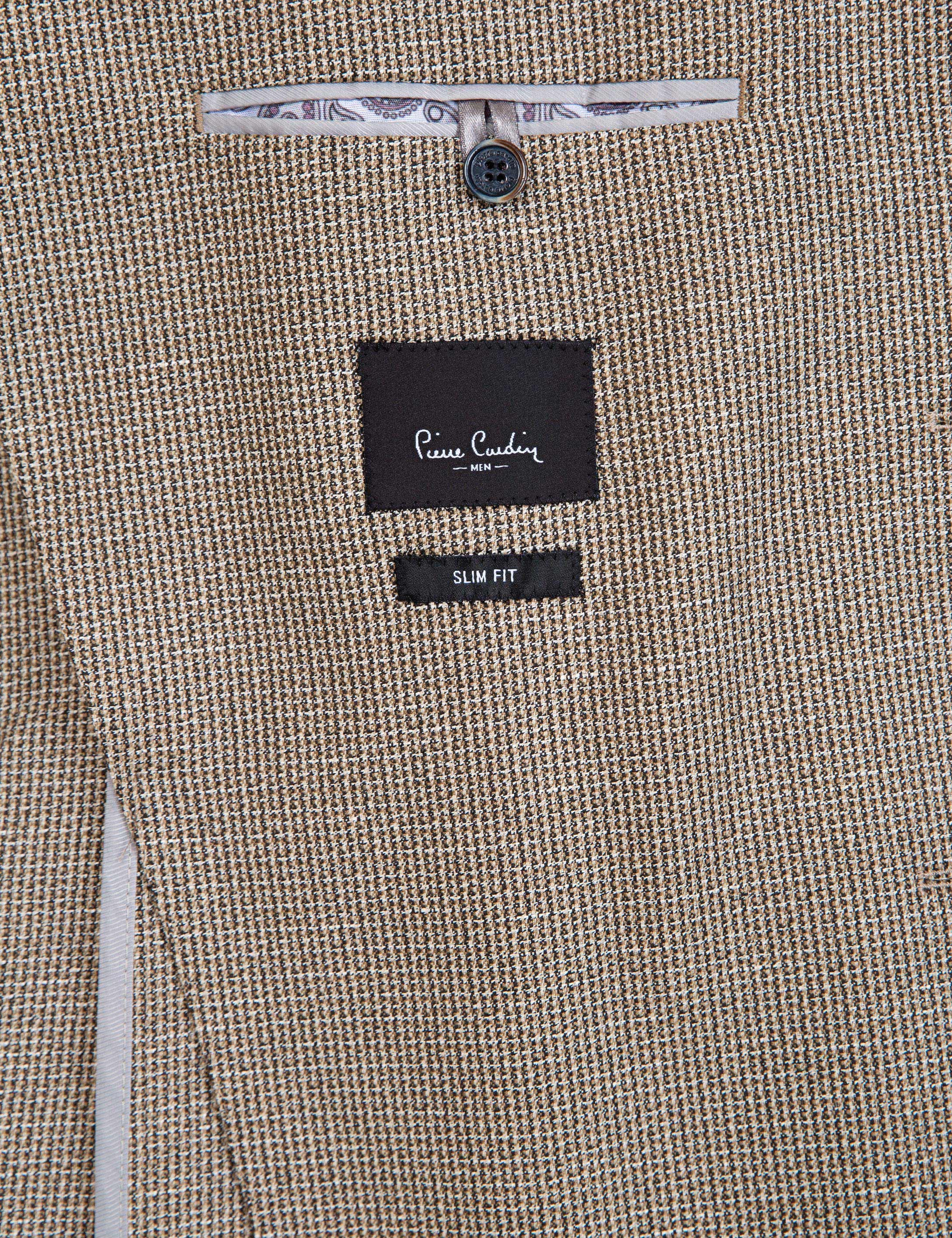 Açık Kahverengi Slim Fit Ceket