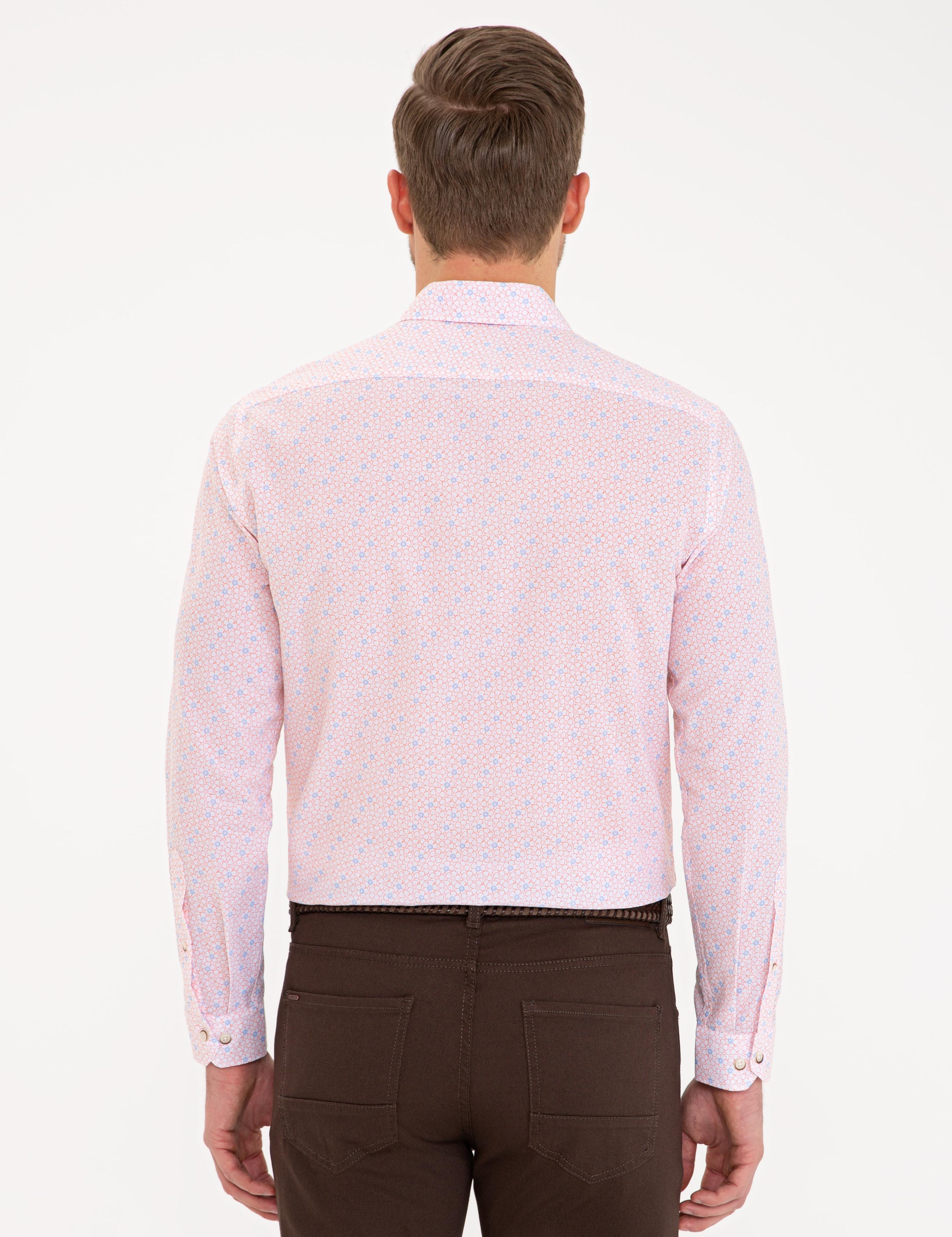 Turuncu Slim Fit Gömlek