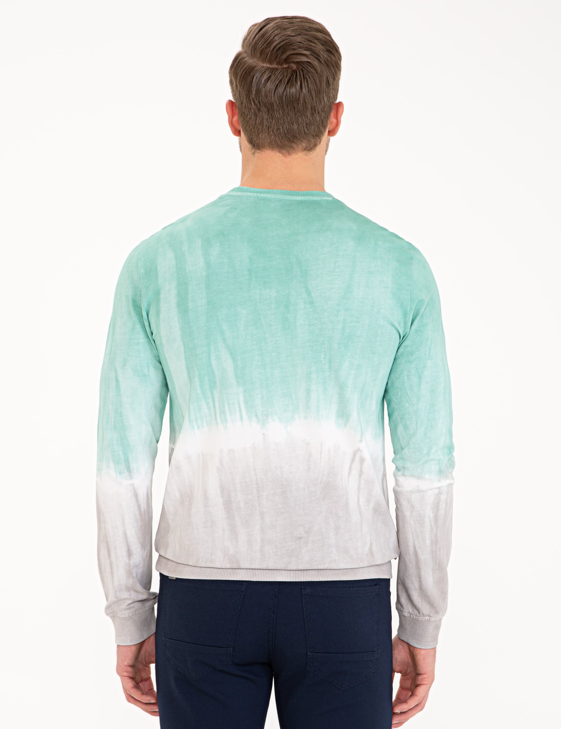 Yeşil Slim Fit Sweatshirt