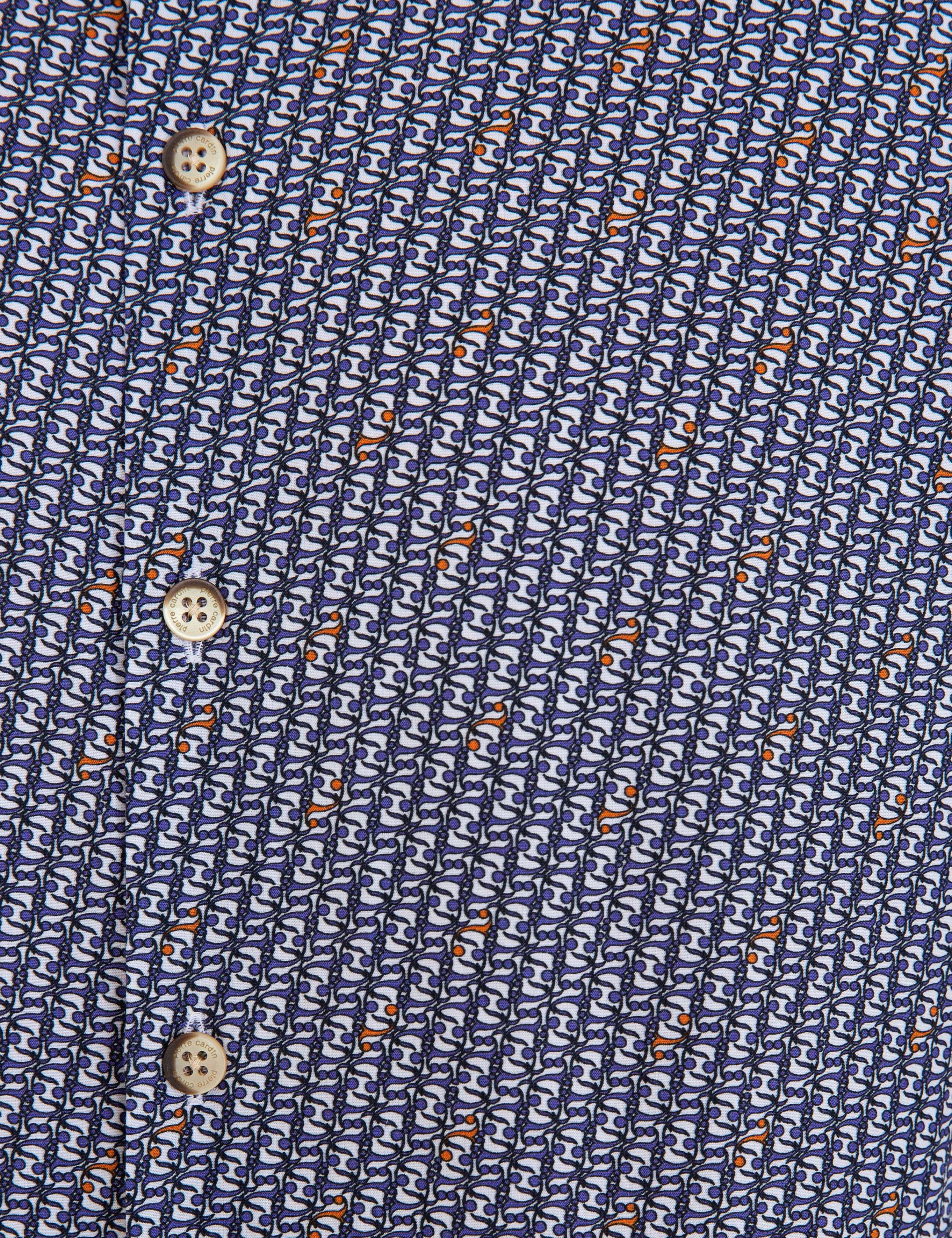 Lacivert Slim Fit Uzun Kollu Gömlek