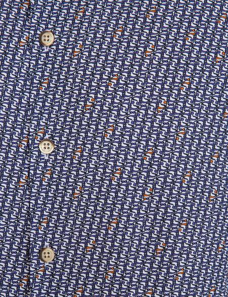 Lacivert Slim Fit Uzun Kollu Gömlek - 50233046001