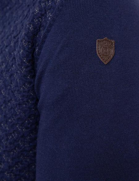 Lacivert Slim Fit Triko Kazak - 50175351053