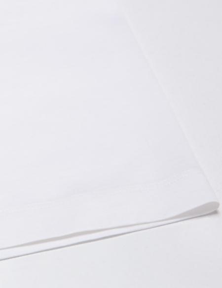 Beyaz Regular Fit Polo Yaka Basic T-Shirt - 50186354005