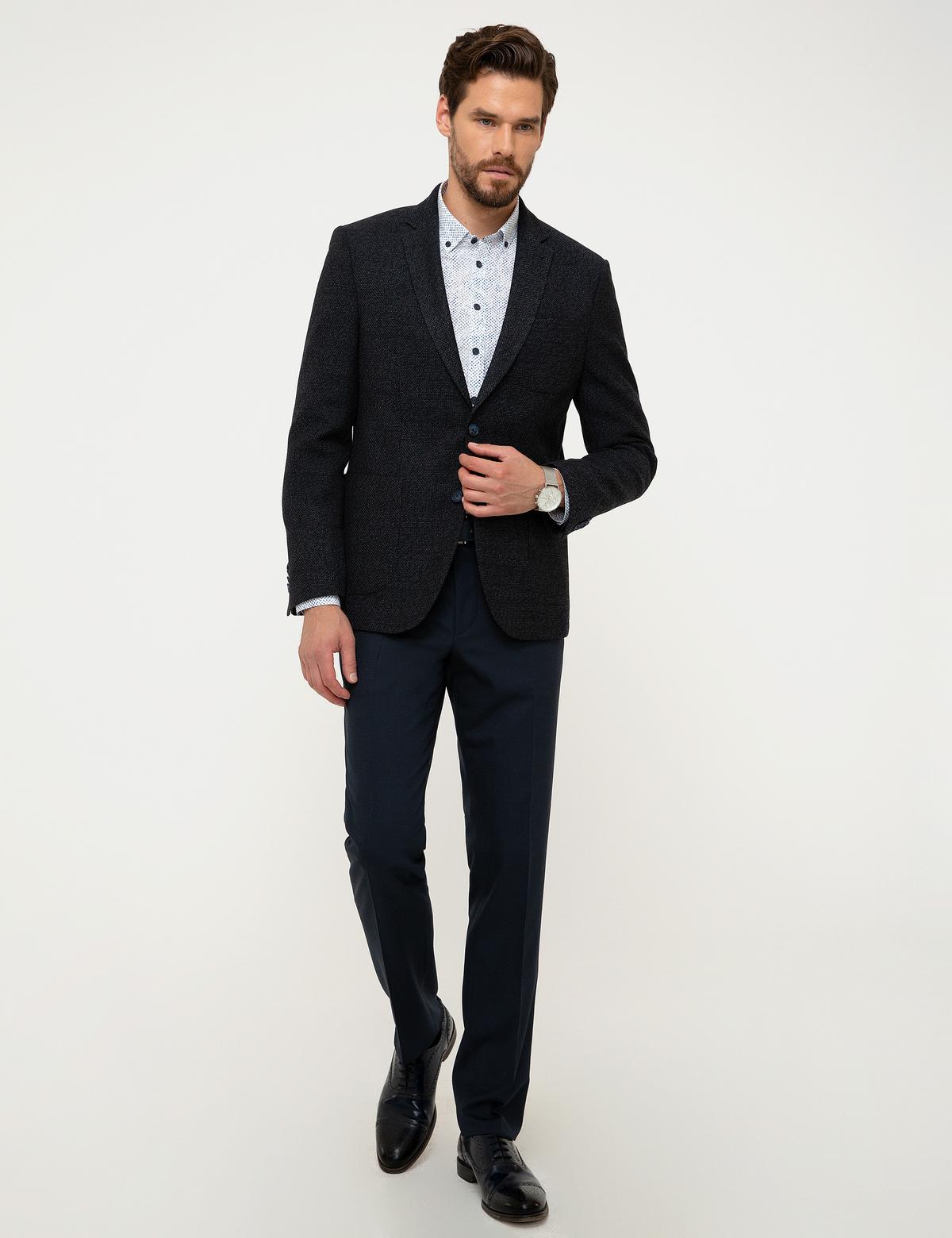 Lacivert Slim Ceket - 50186370008