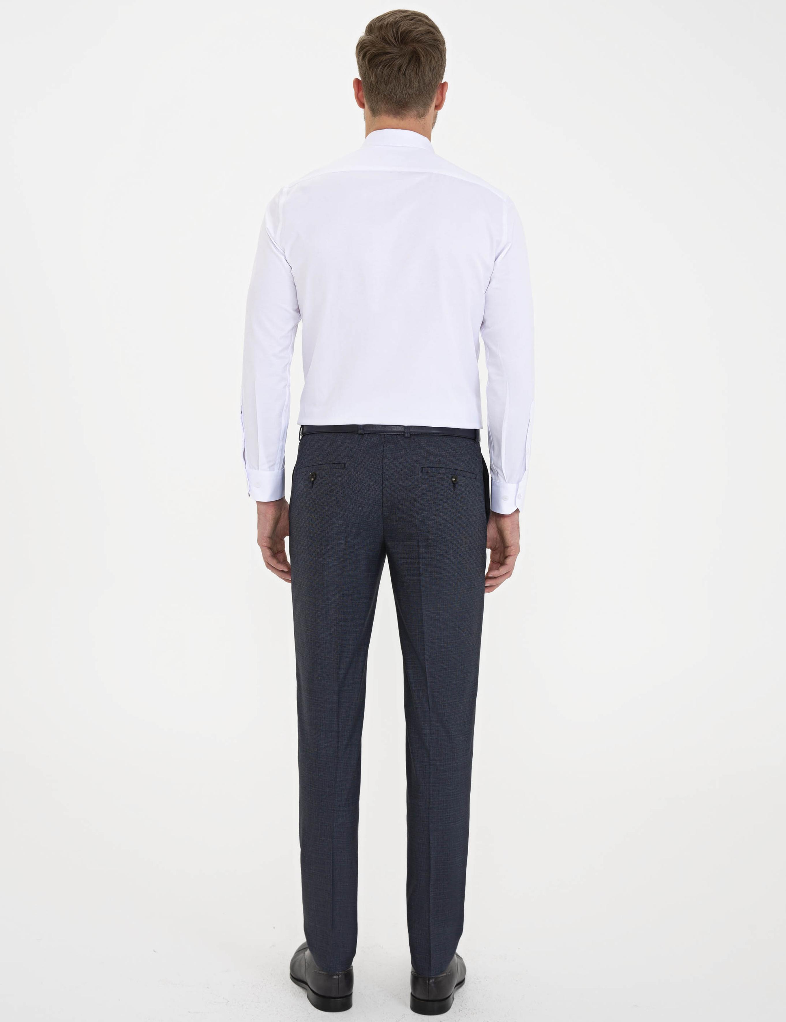 Siyah Ex. Slim Fit Kumaş Pantolon