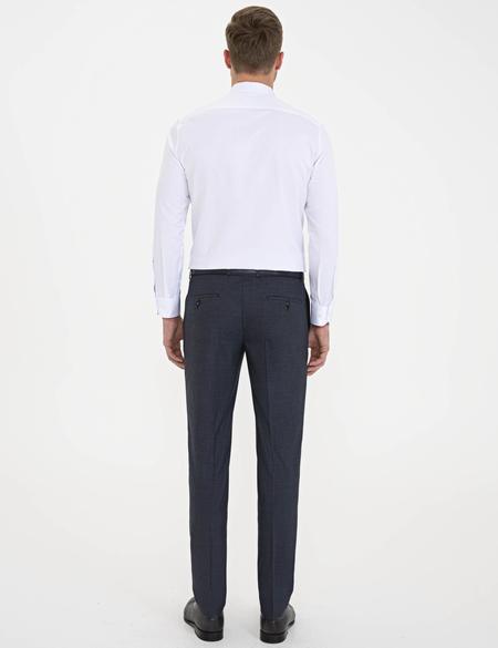 Siyah Ex. Slim Fit Kumaş Pantolon - 50236546006