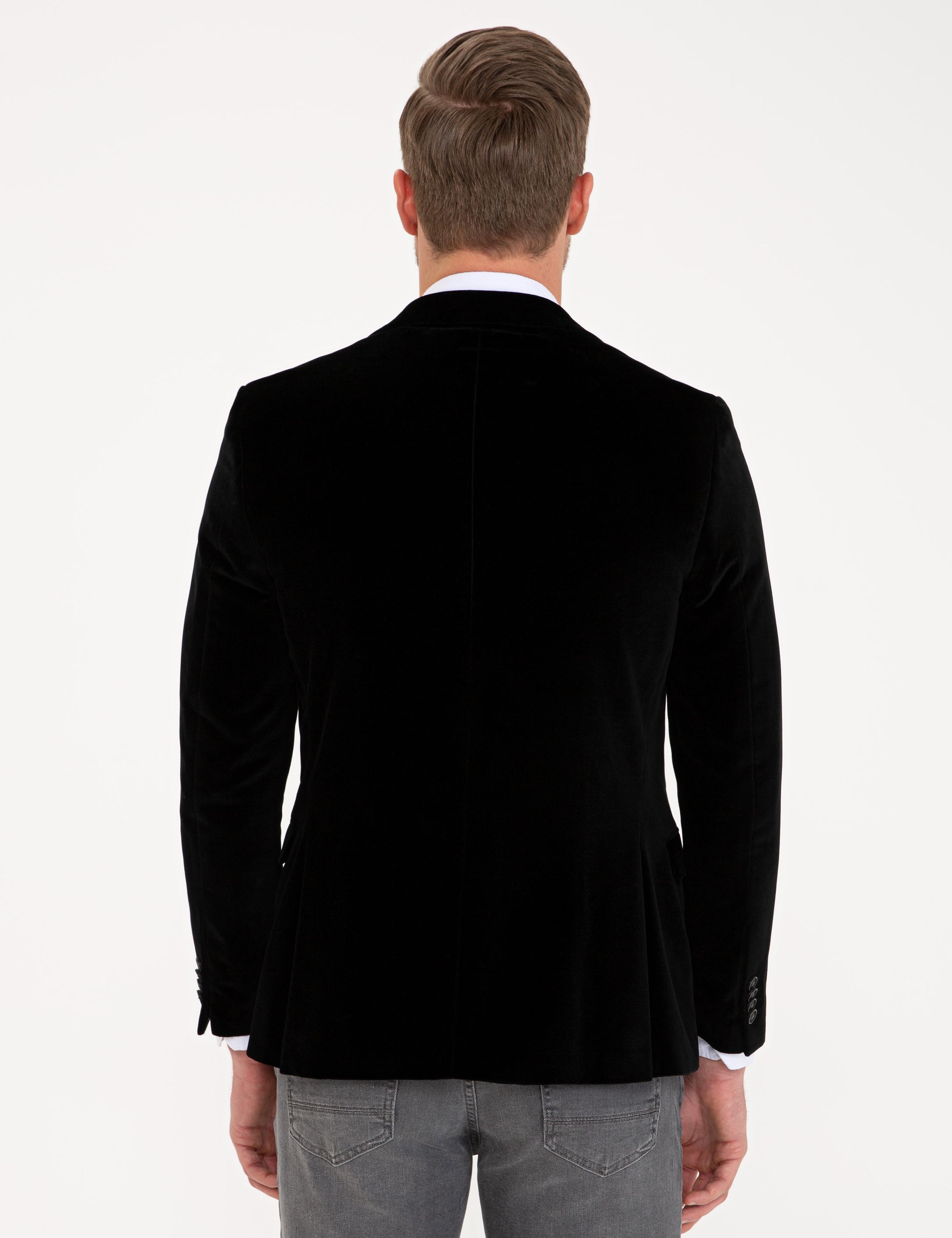 Siyah Ekstra Slim Fit Ceket