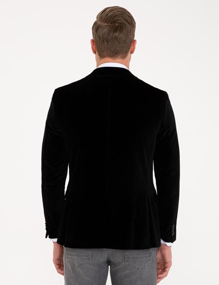 Siyah Ekstra Slim Fit Ceket - 50208863011