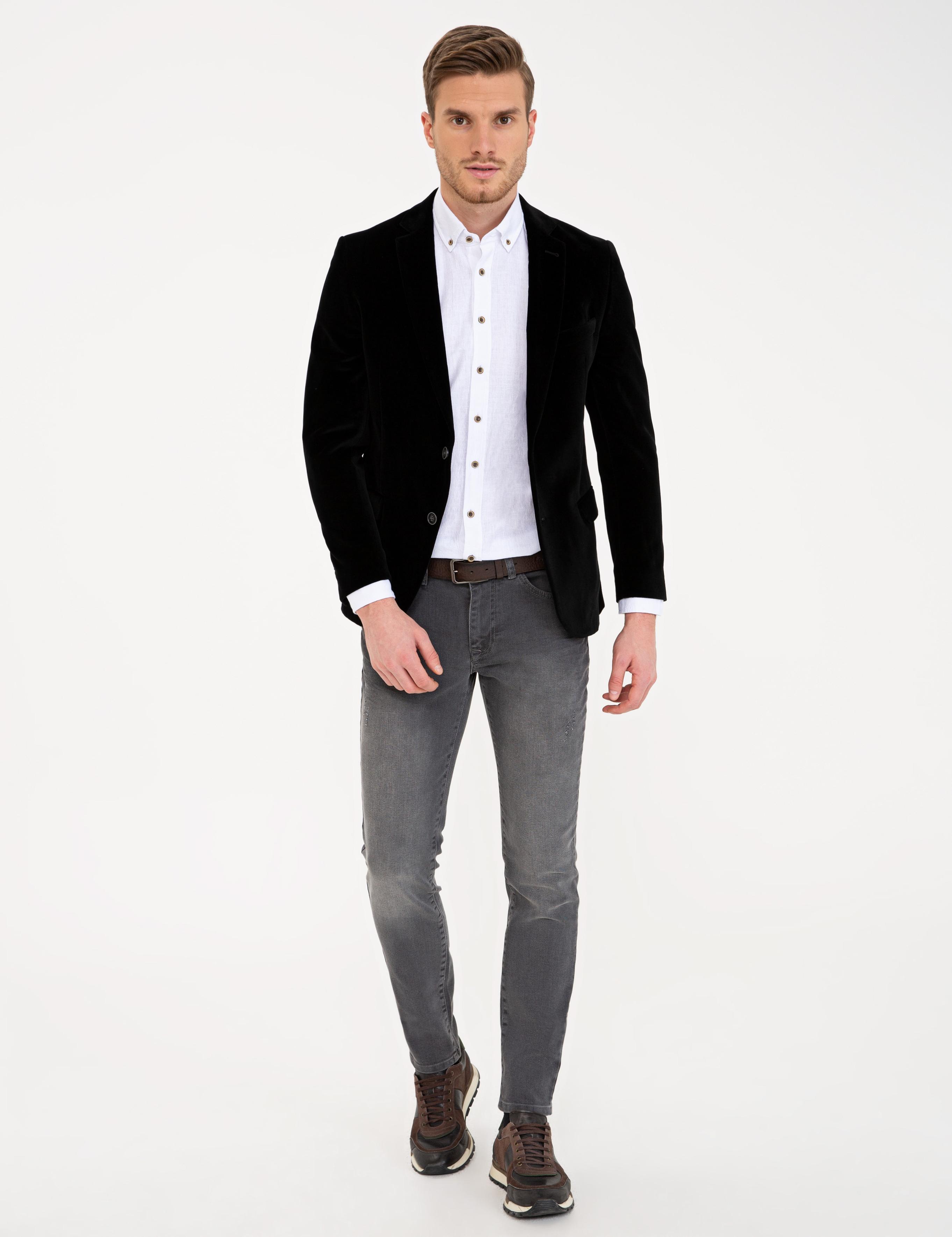 Siyah Ekstra Slim Fit Ceket