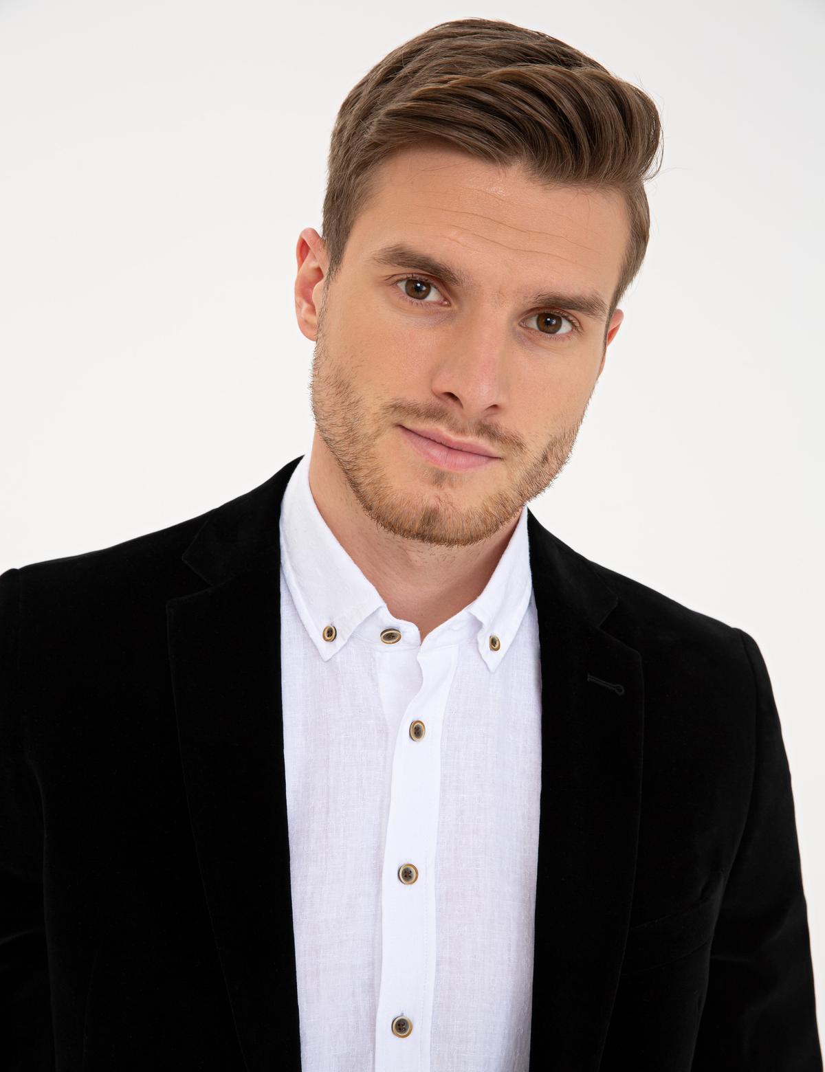 Siyah Ekstra Slim Fit Ceket - 50208863011