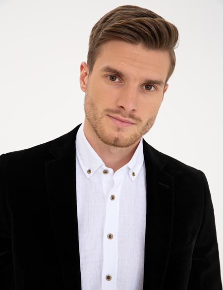 Siyah Ekstra Slim Fit Ceket - 50208863011