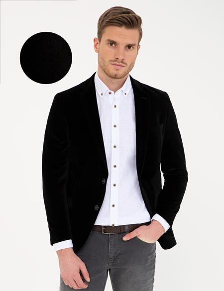 Siyah Ekstra Slim Fit Ceket - 50208863011