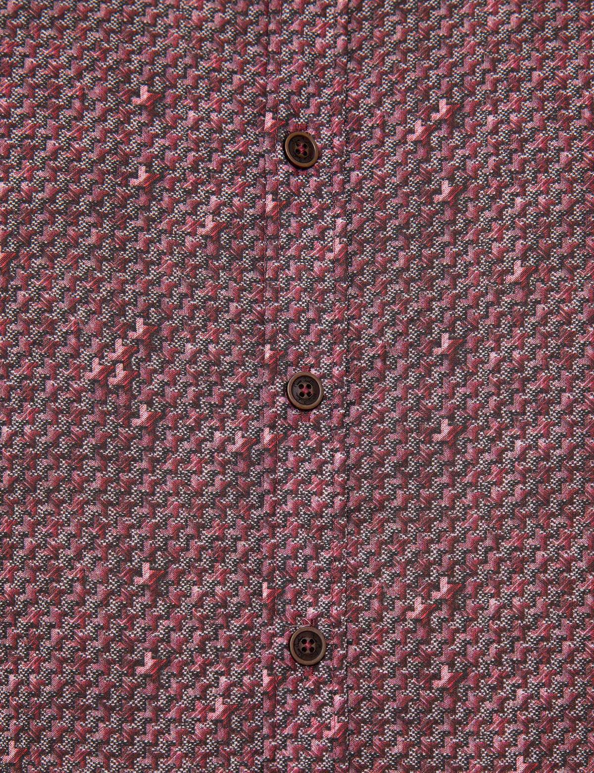 Slim Bordo Gömlek - 50174760016