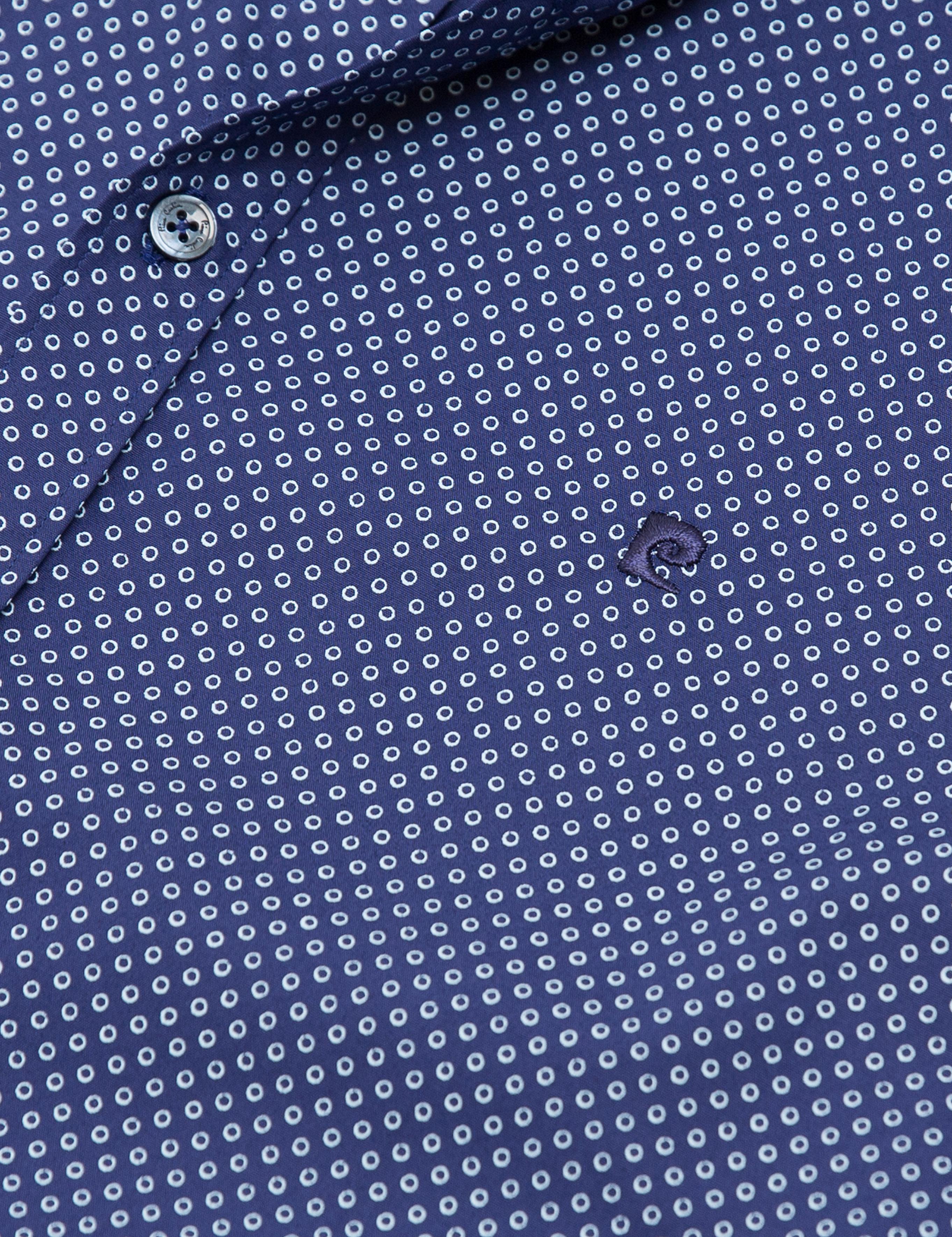 Slim Lacivert Gömlek