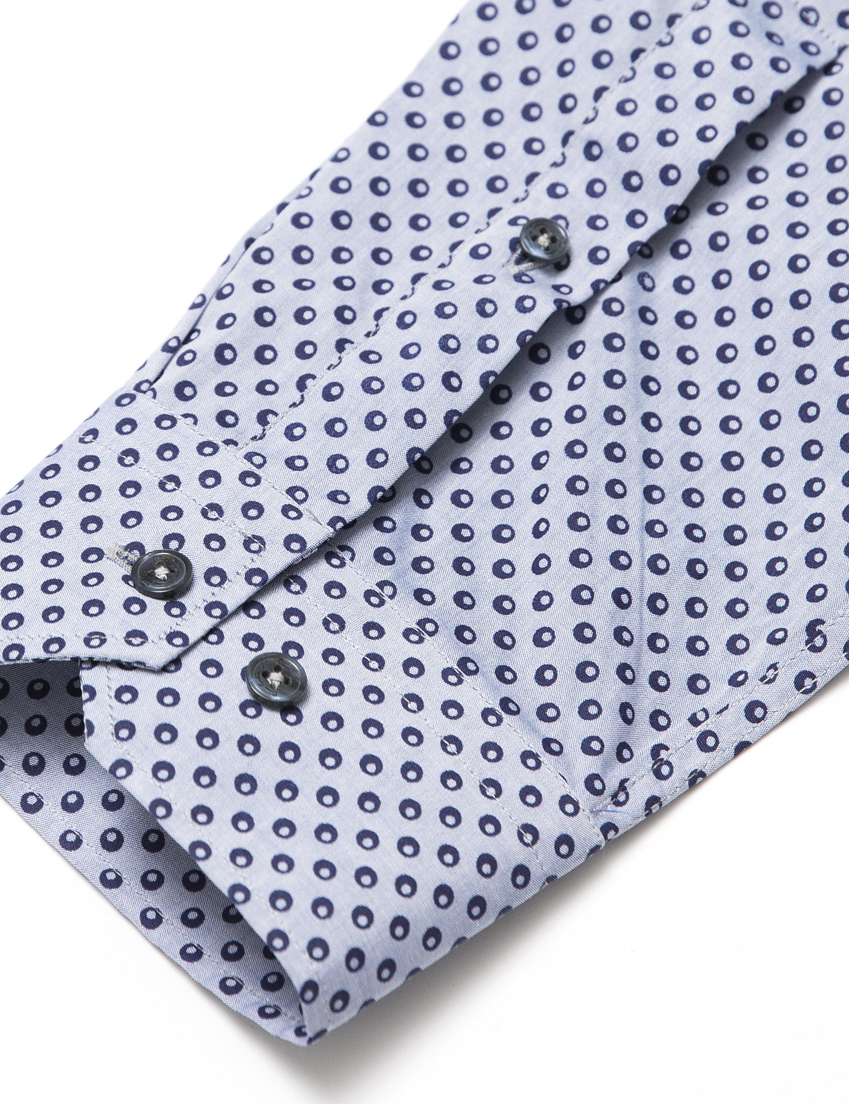 Slim Lacivert Gömlek