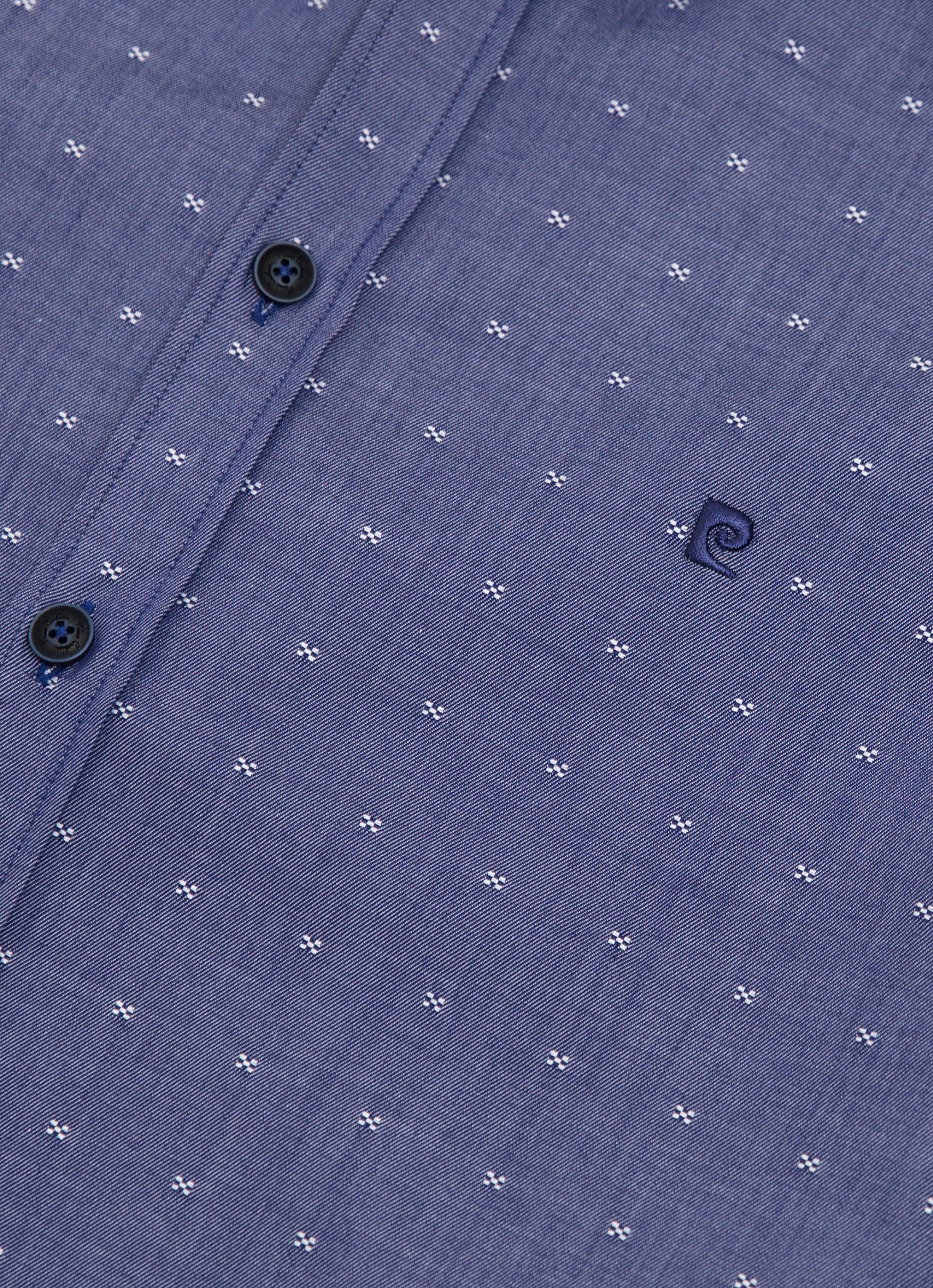 Lacivert Slim Fit Gömlek - Image 5