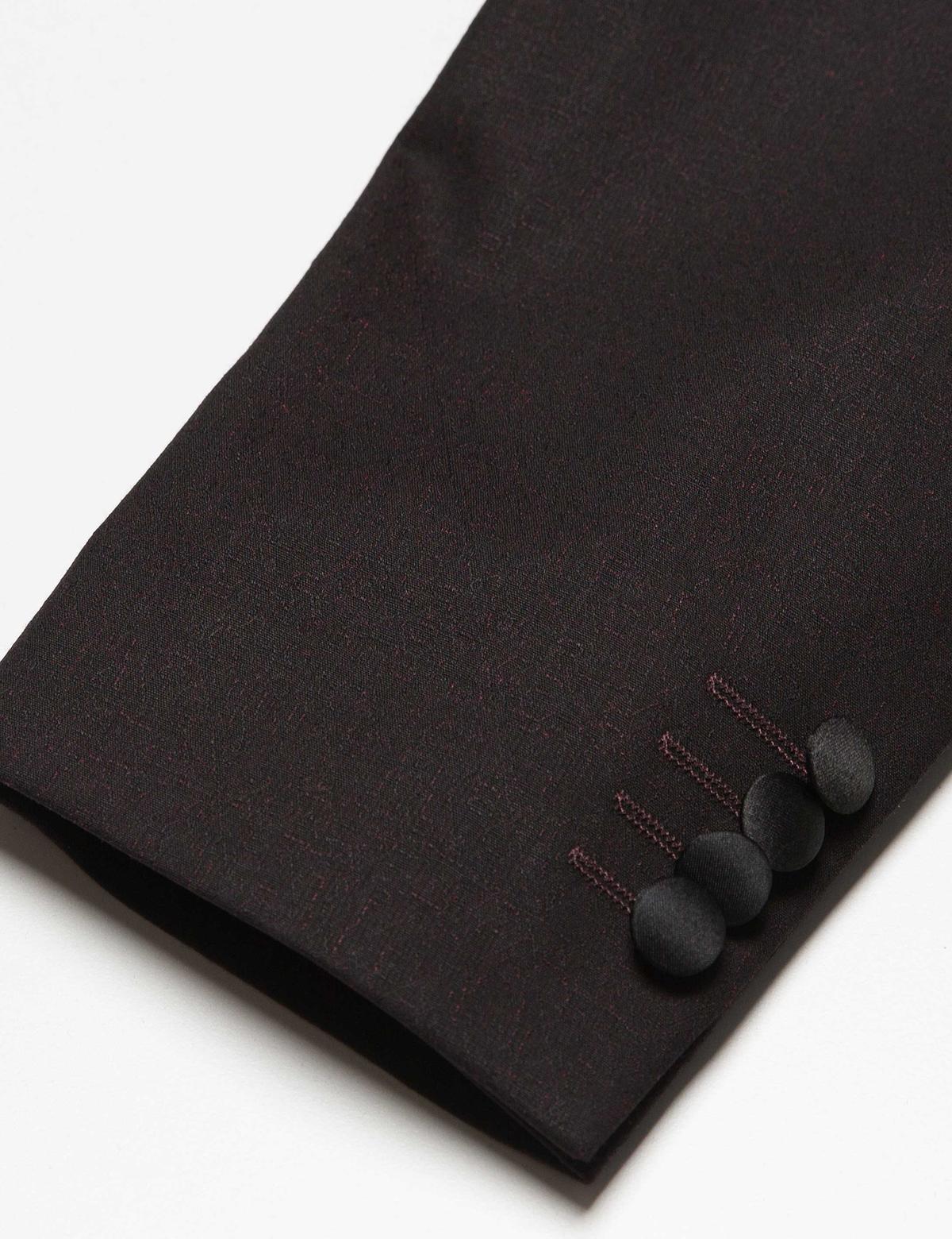 Bordo Damatlık Smokin - 50177947107