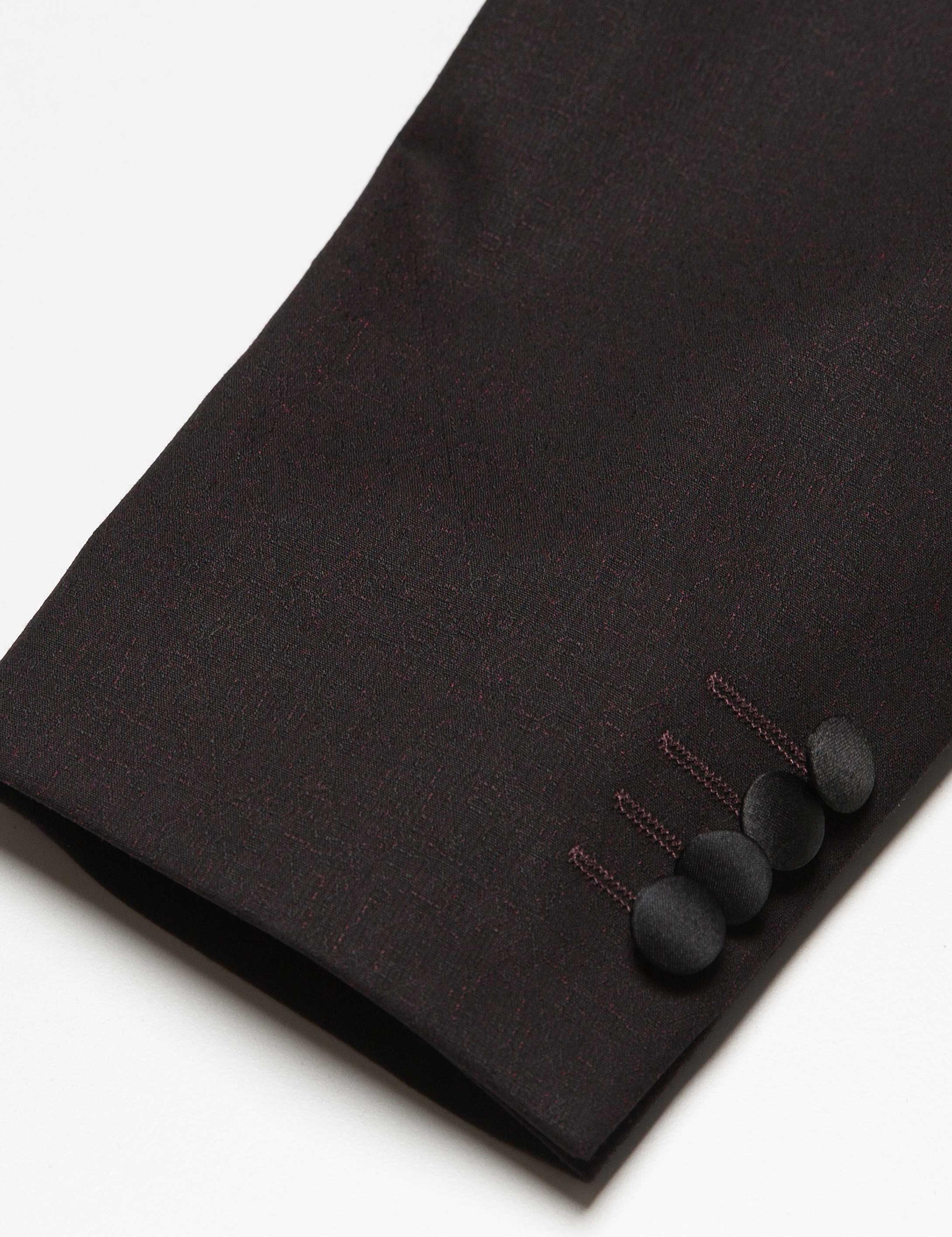 Bordo Damatlık Smokin