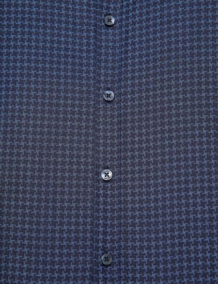 Slim Lacivert Gömlek - 50186464006