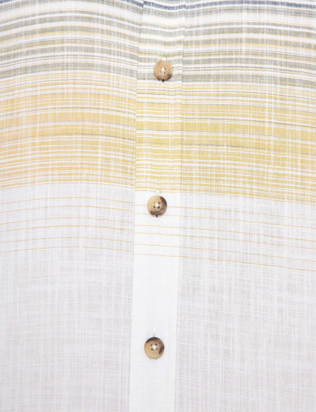 Yeşil Slim Fit Kısa Kollu Gömlek - 50188496025