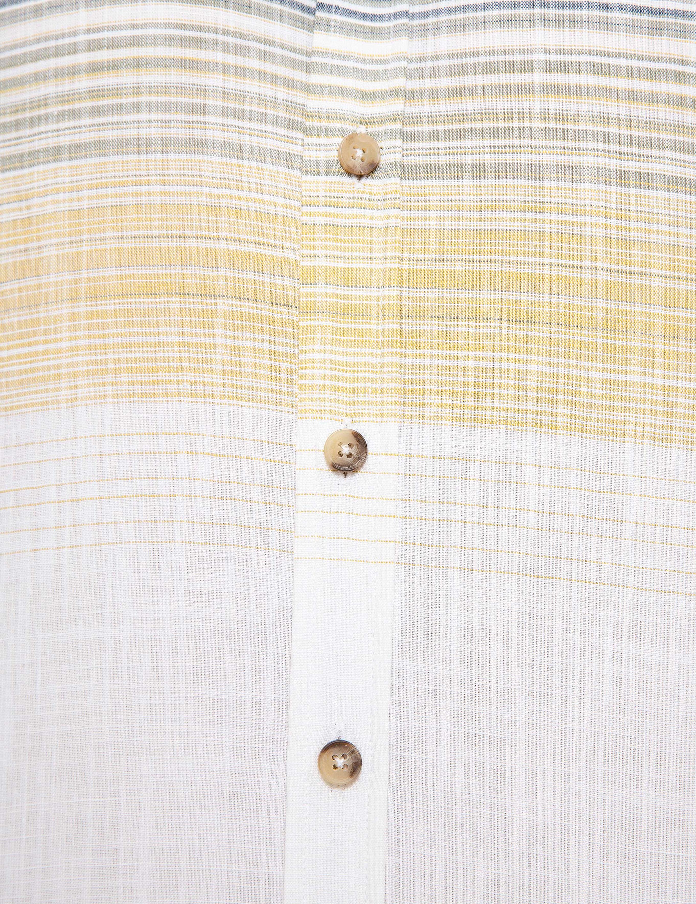 Yeşil Slim Fit Kısa Kollu Gömlek