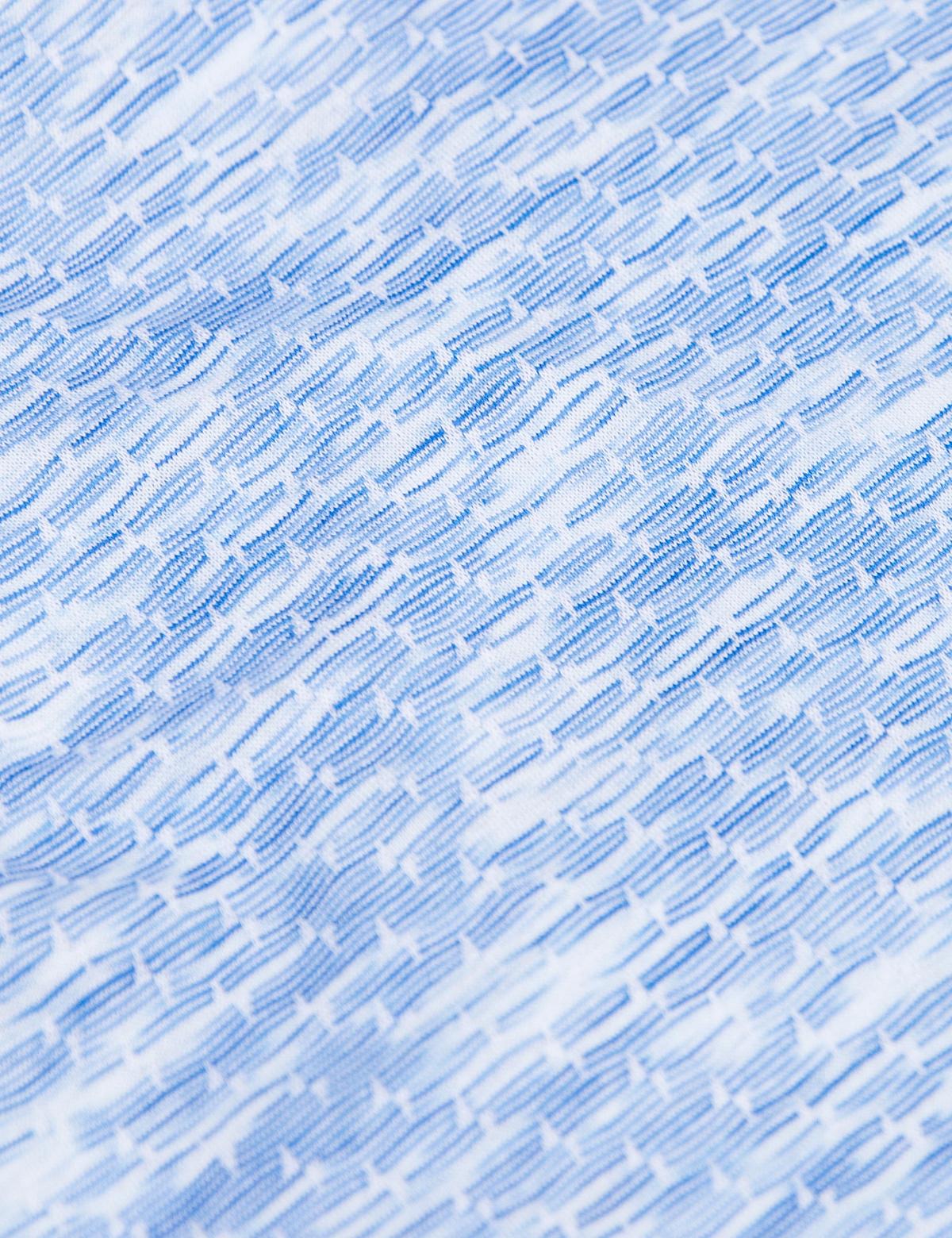 Açık Mavi Slim Fit Tişört - 50188603006