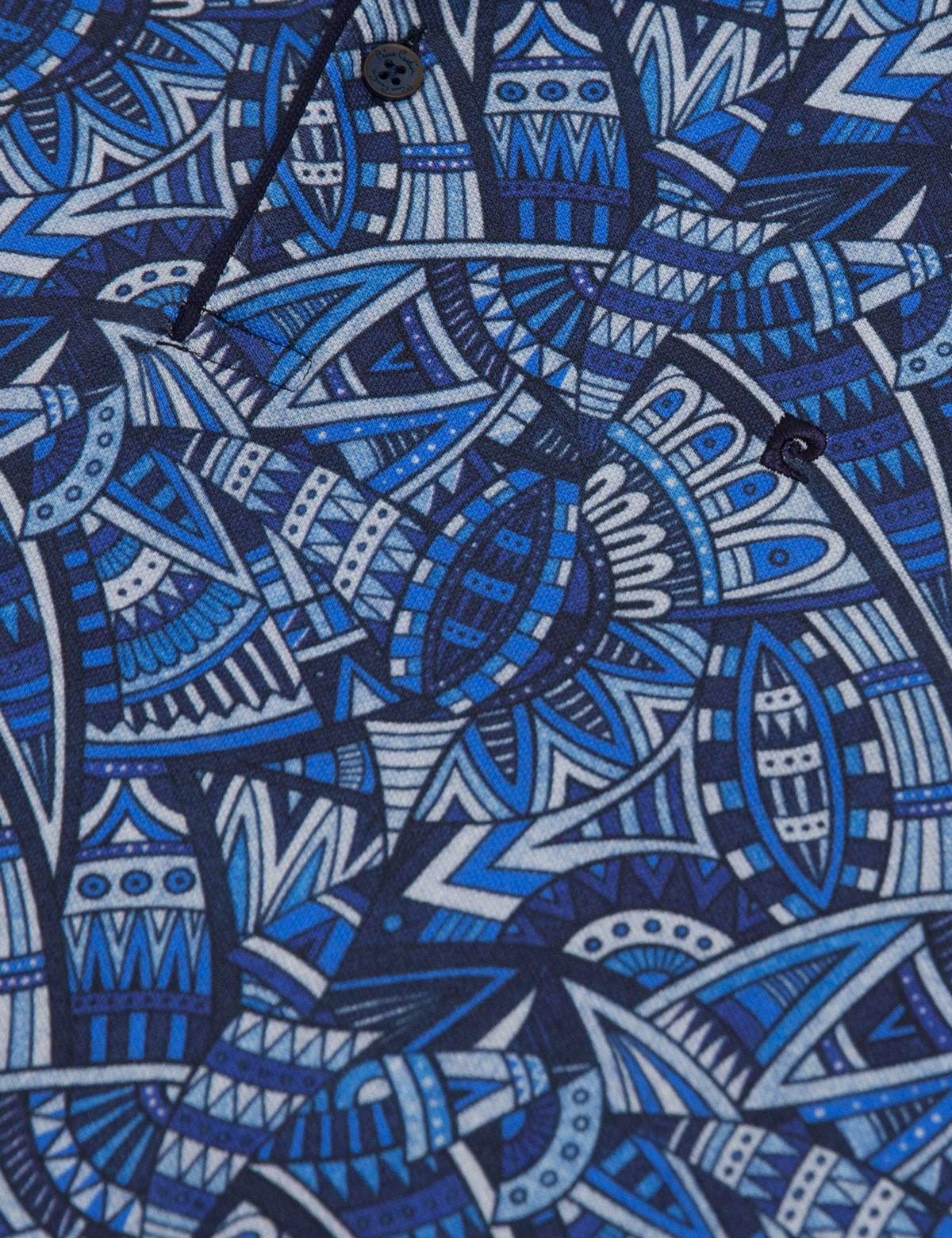 Lacivert Slim Fit Polo Yaka T-Shirt - 50187662001