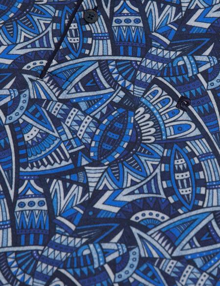 Lacivert Slim Fit Polo Yaka T-Shirt - 50187662001