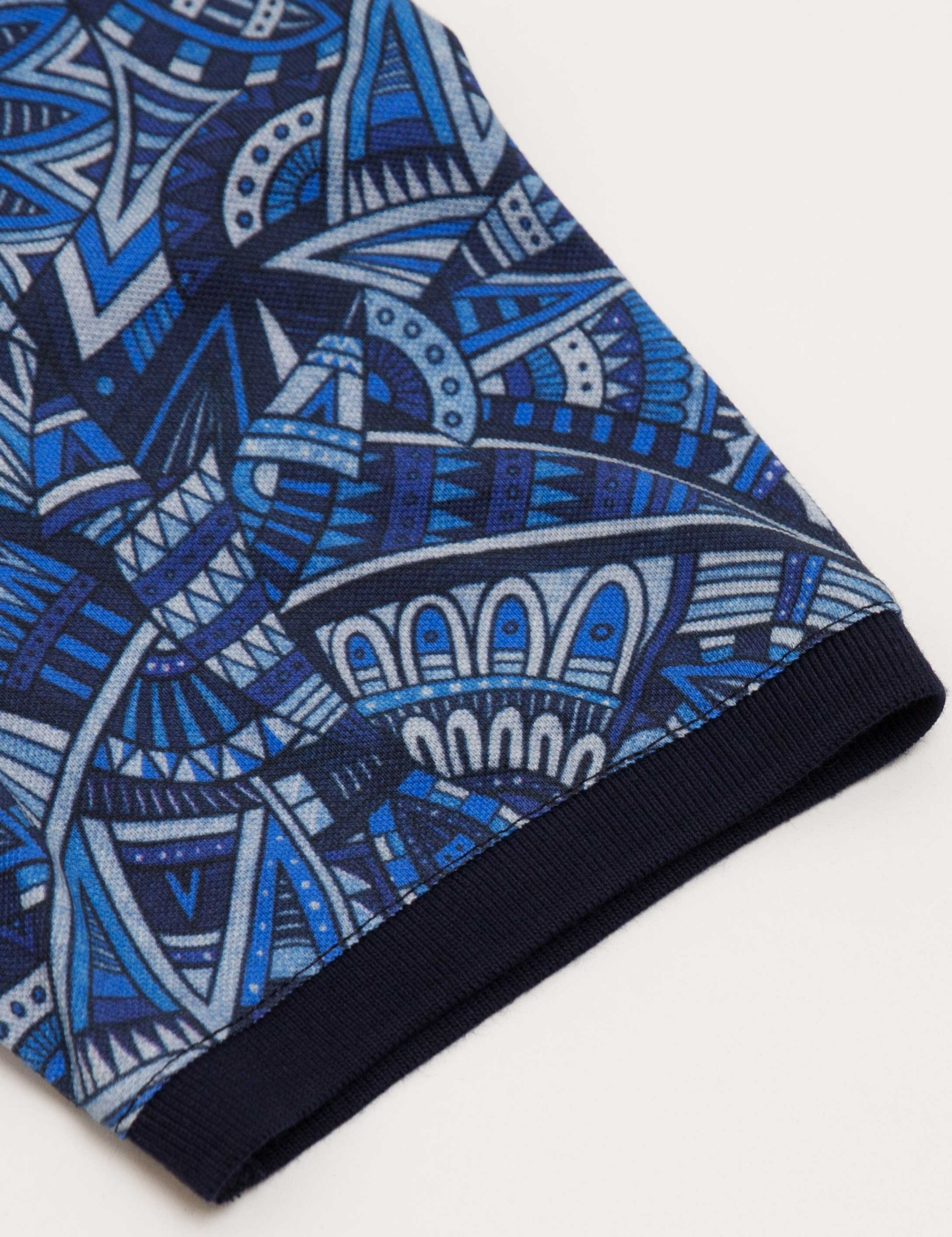 Lacivert Slim Fit Polo Yaka T-Shirt - Image 5