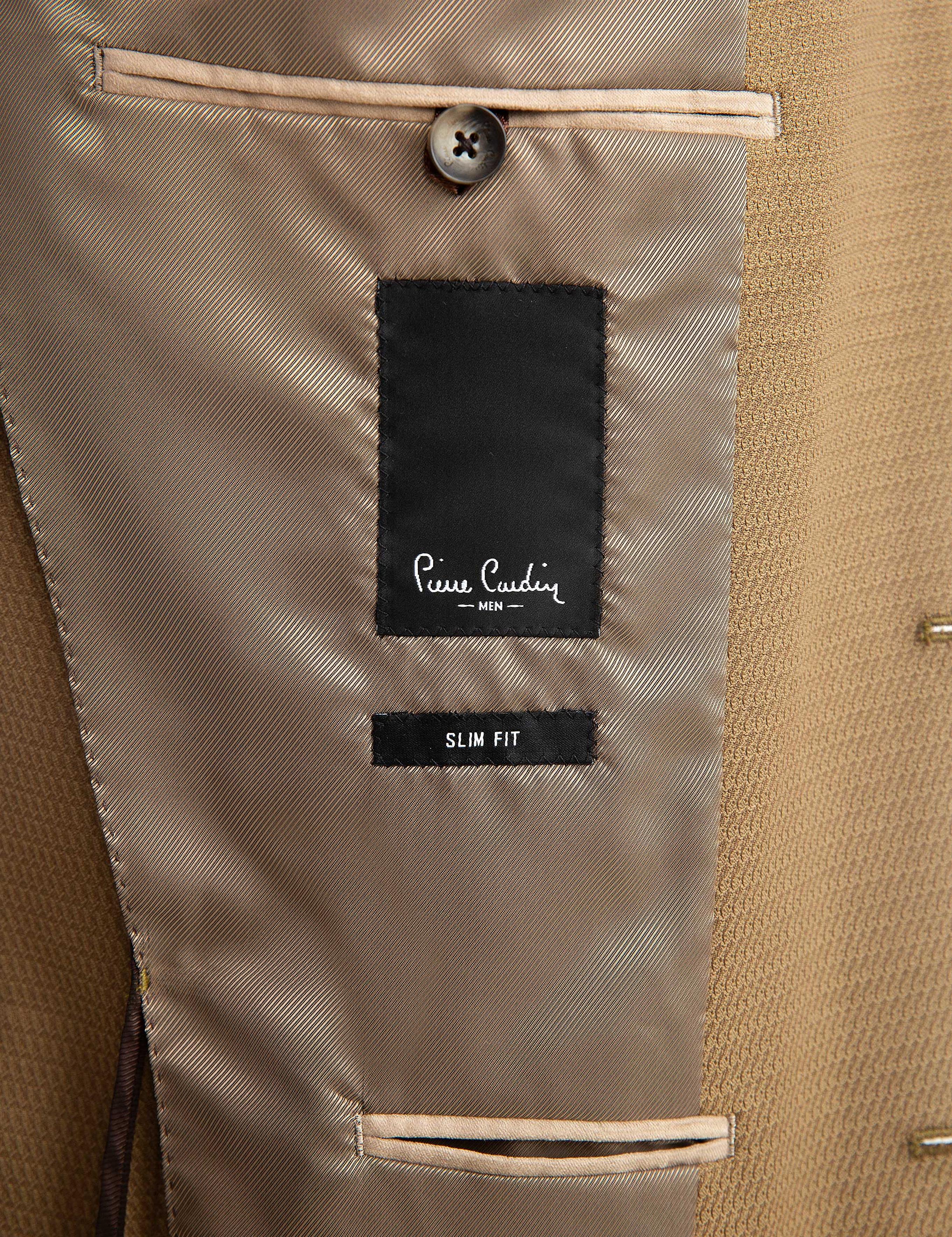 Camel Slim Fit Ceket