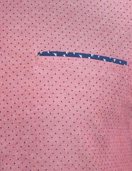 Bordo Slim Fit Gömlek - 50187545028